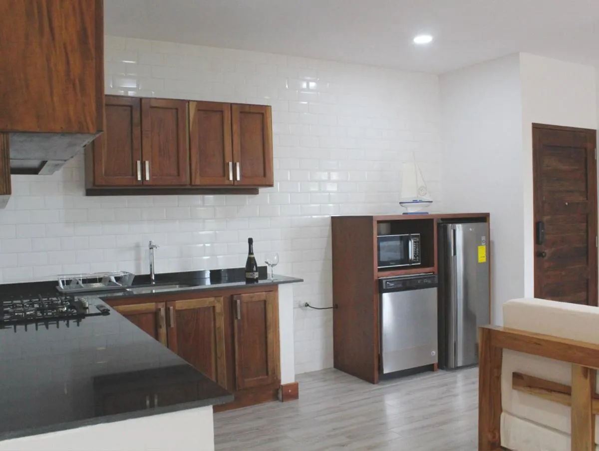 Kitchen or kitchenette in Hotel Pedasí Nature Paradise