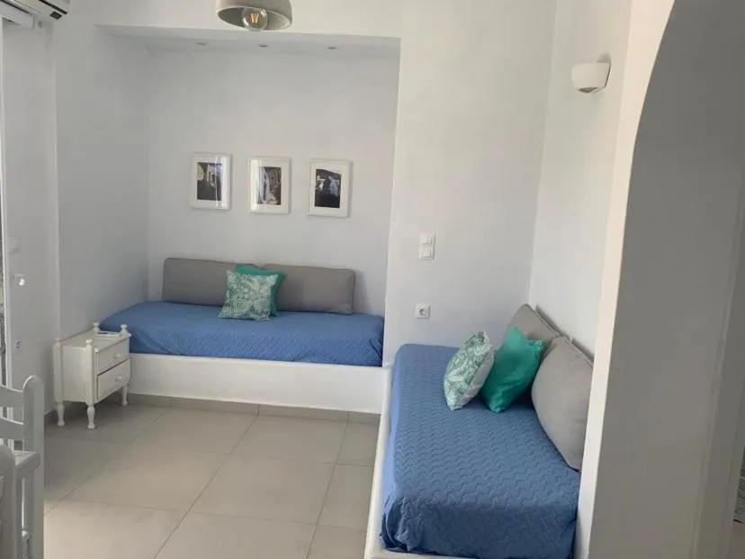 Bed in Drouga's Studios & Suites Astypalaia Greece