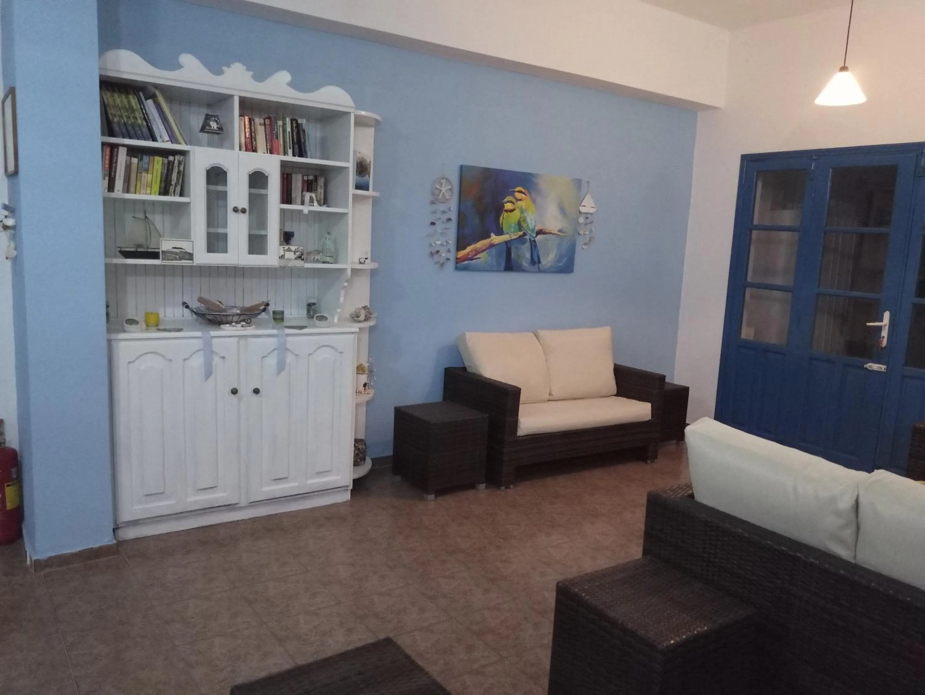 Living room in Drouga's Studios & Suites Astypalaia Greece