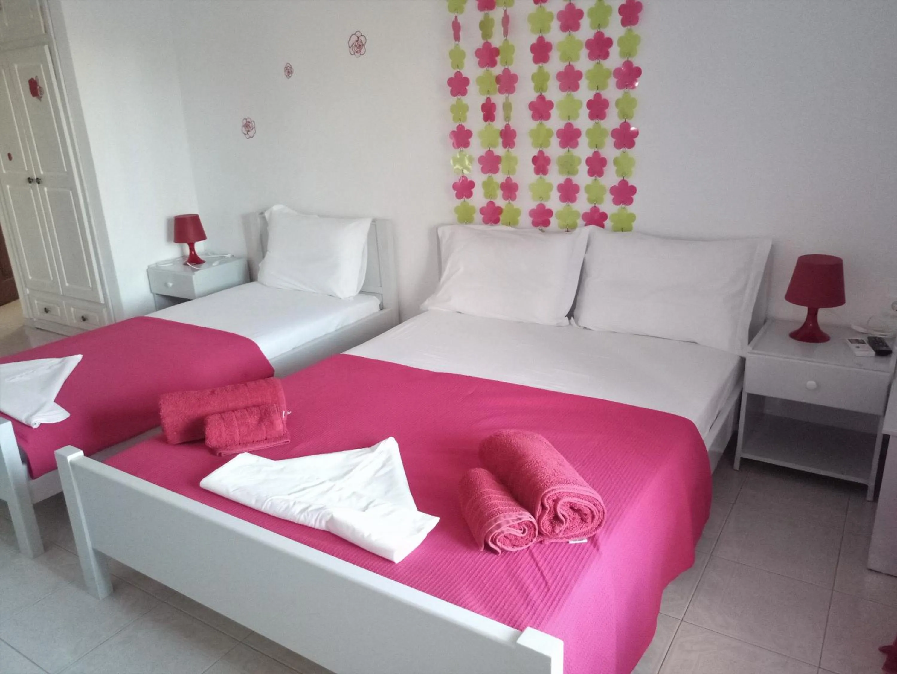Bed in Drouga's Studios & Suites Astypalaia Greece