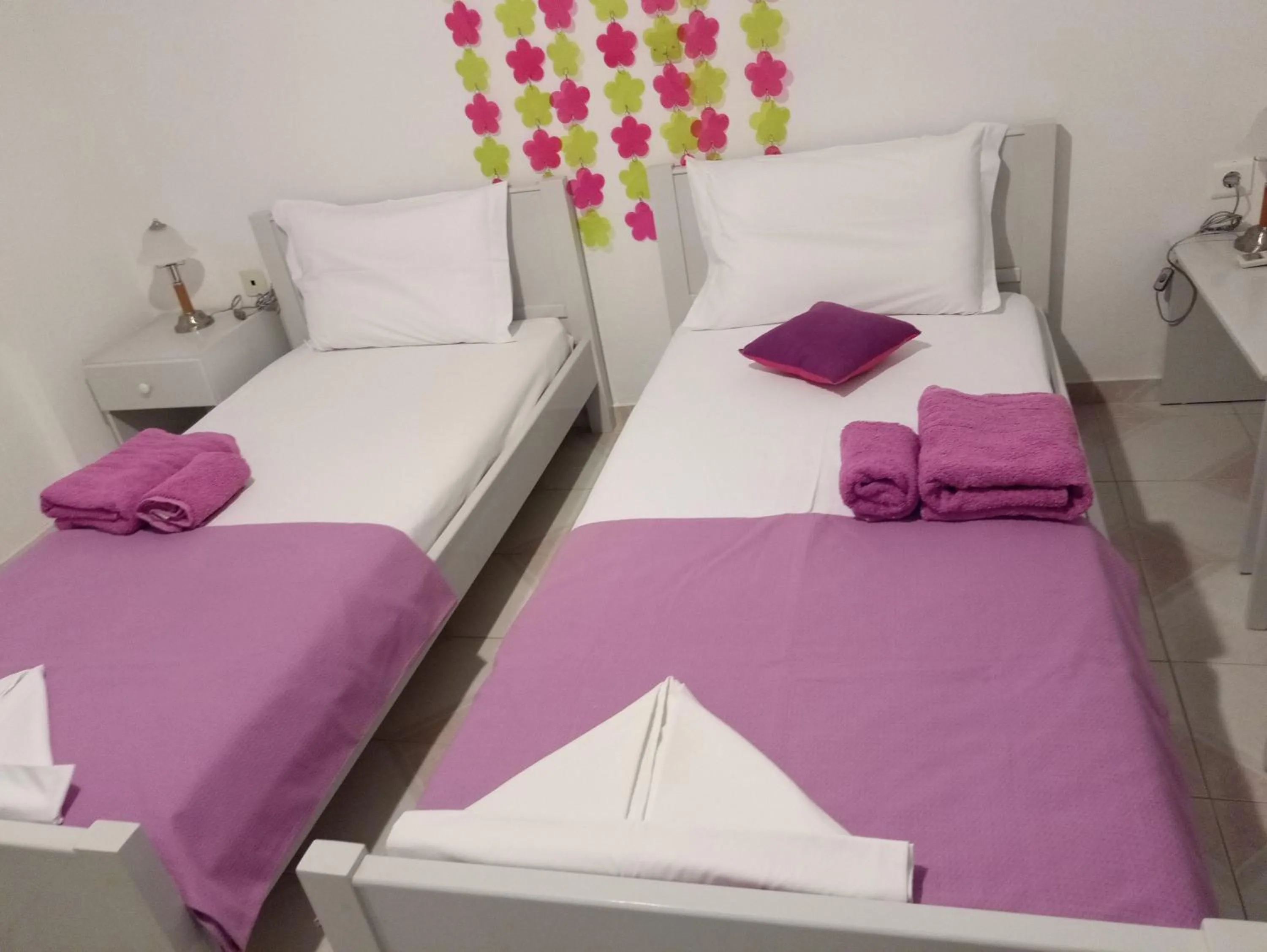 Bed in Drouga's Studios & Suites Astypalaia Greece