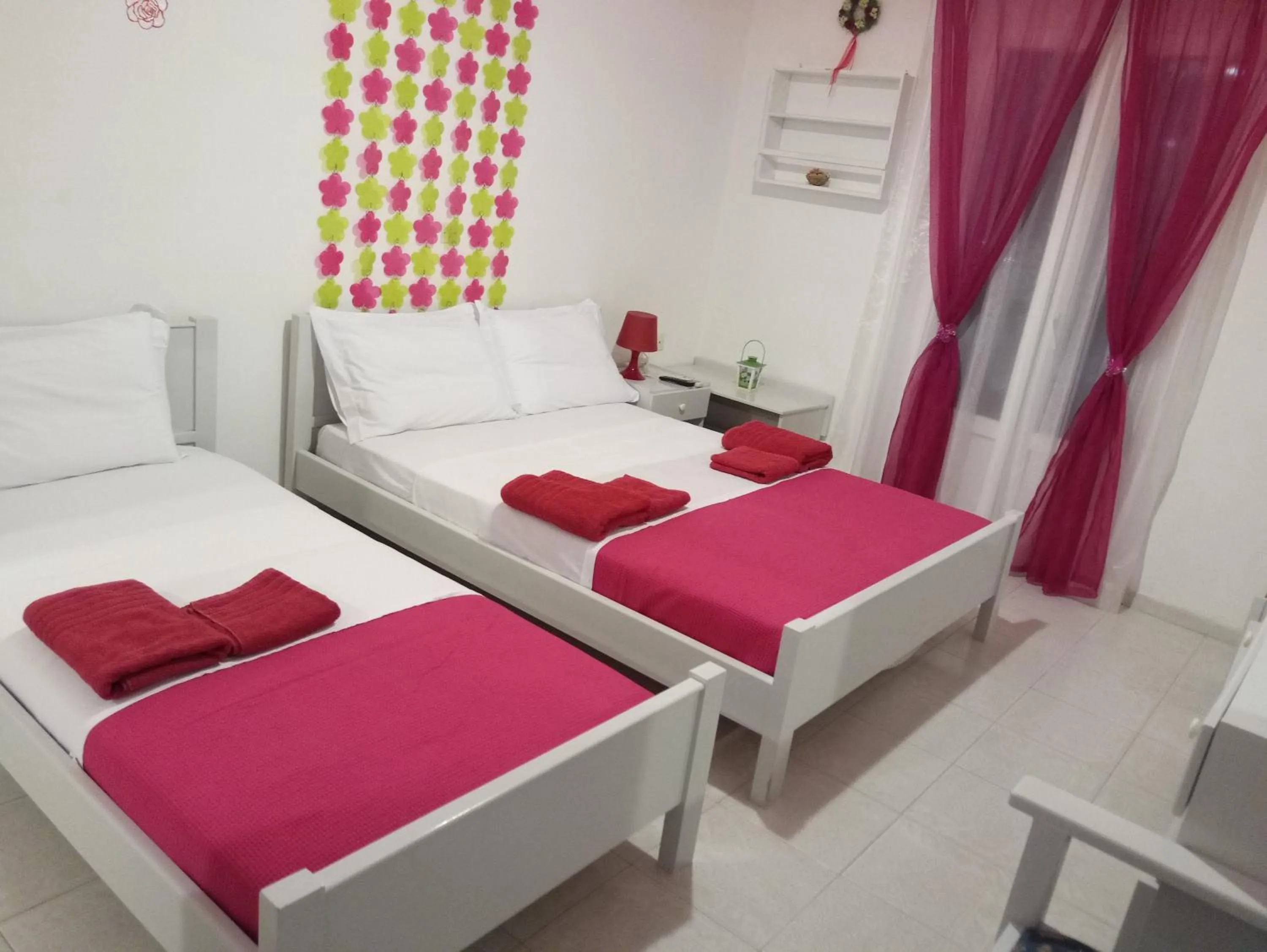Bed in Drouga's Studios & Suites Astypalaia Greece