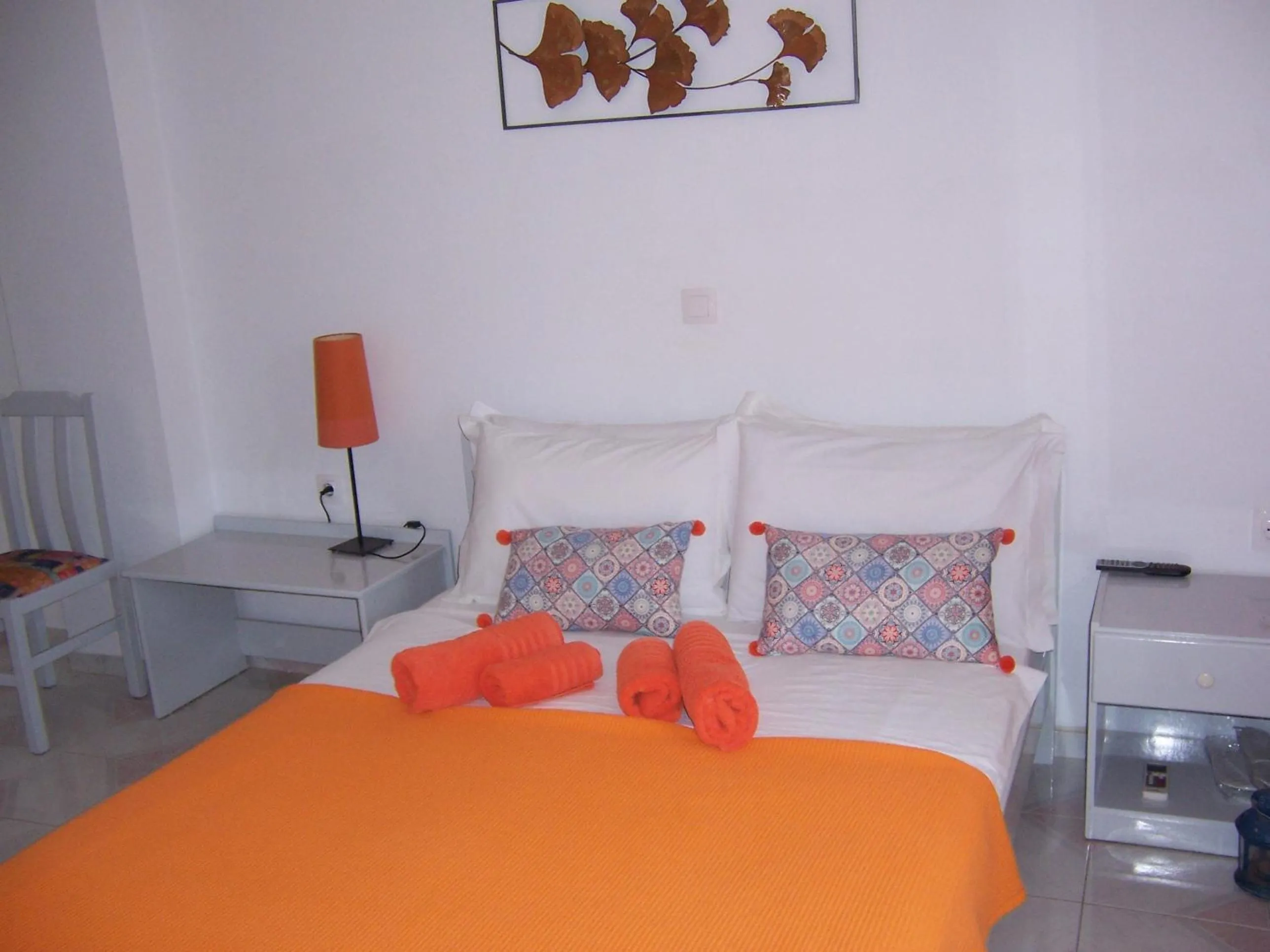 Bed in Drouga's Studios & Suites Astypalaia Greece