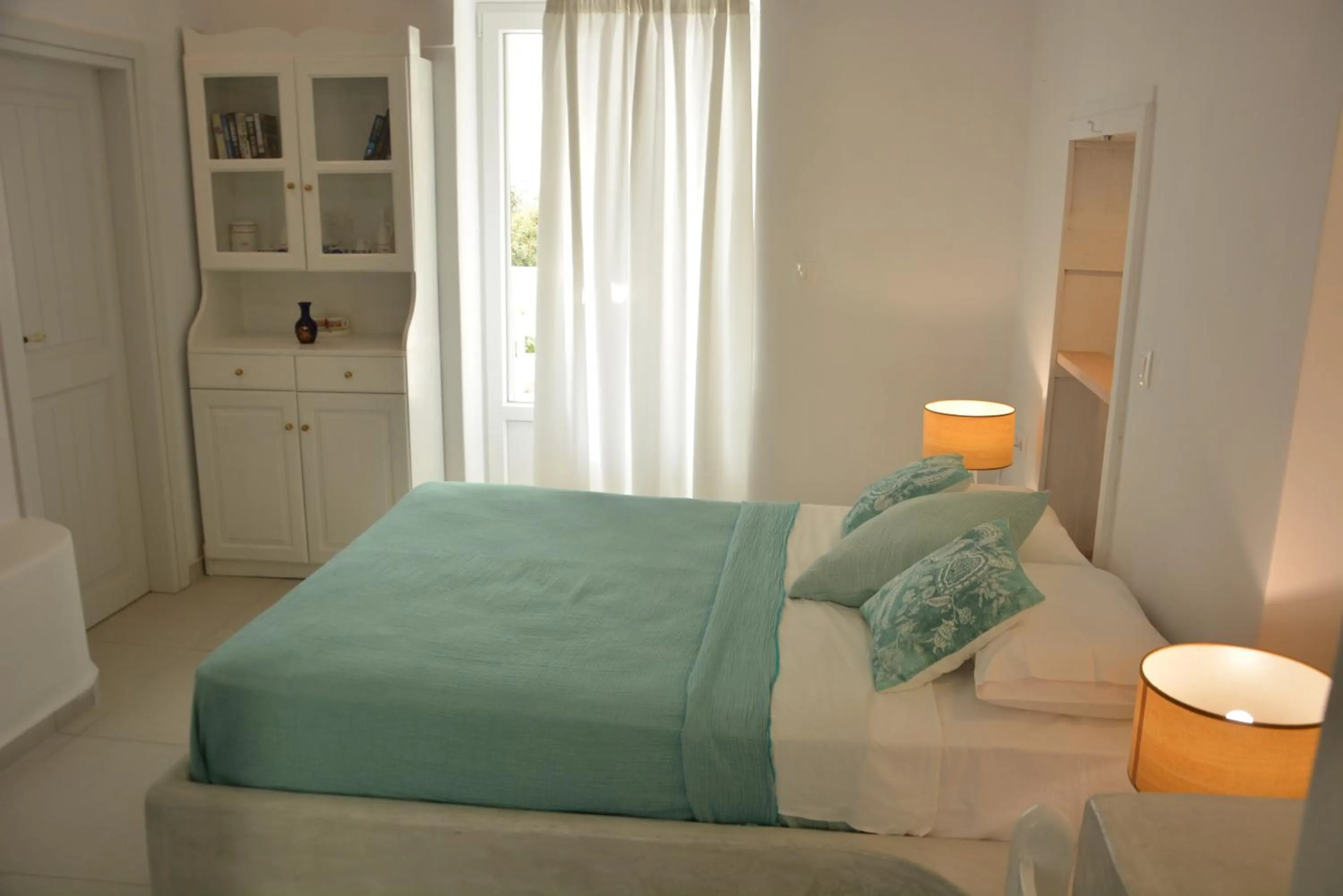 Bed in Drouga's Studios & Suites Astypalaia Greece