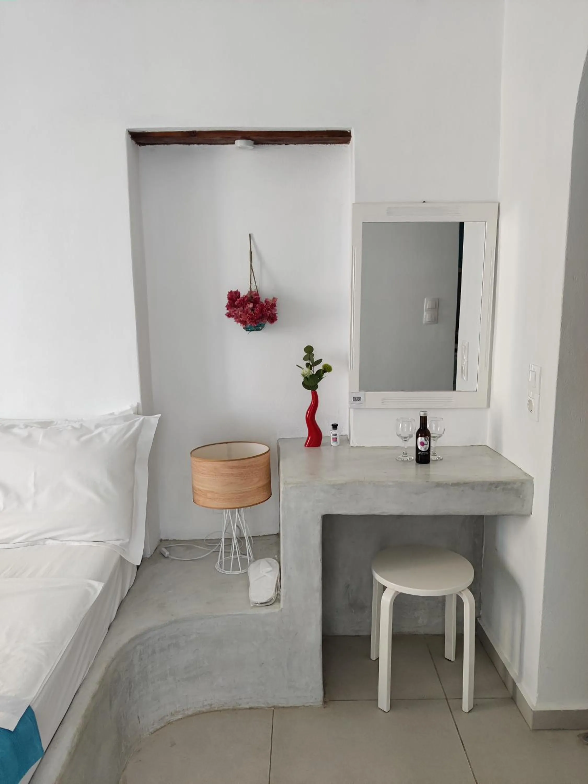 Bed in Drouga's Studios & Suites Astypalaia Greece