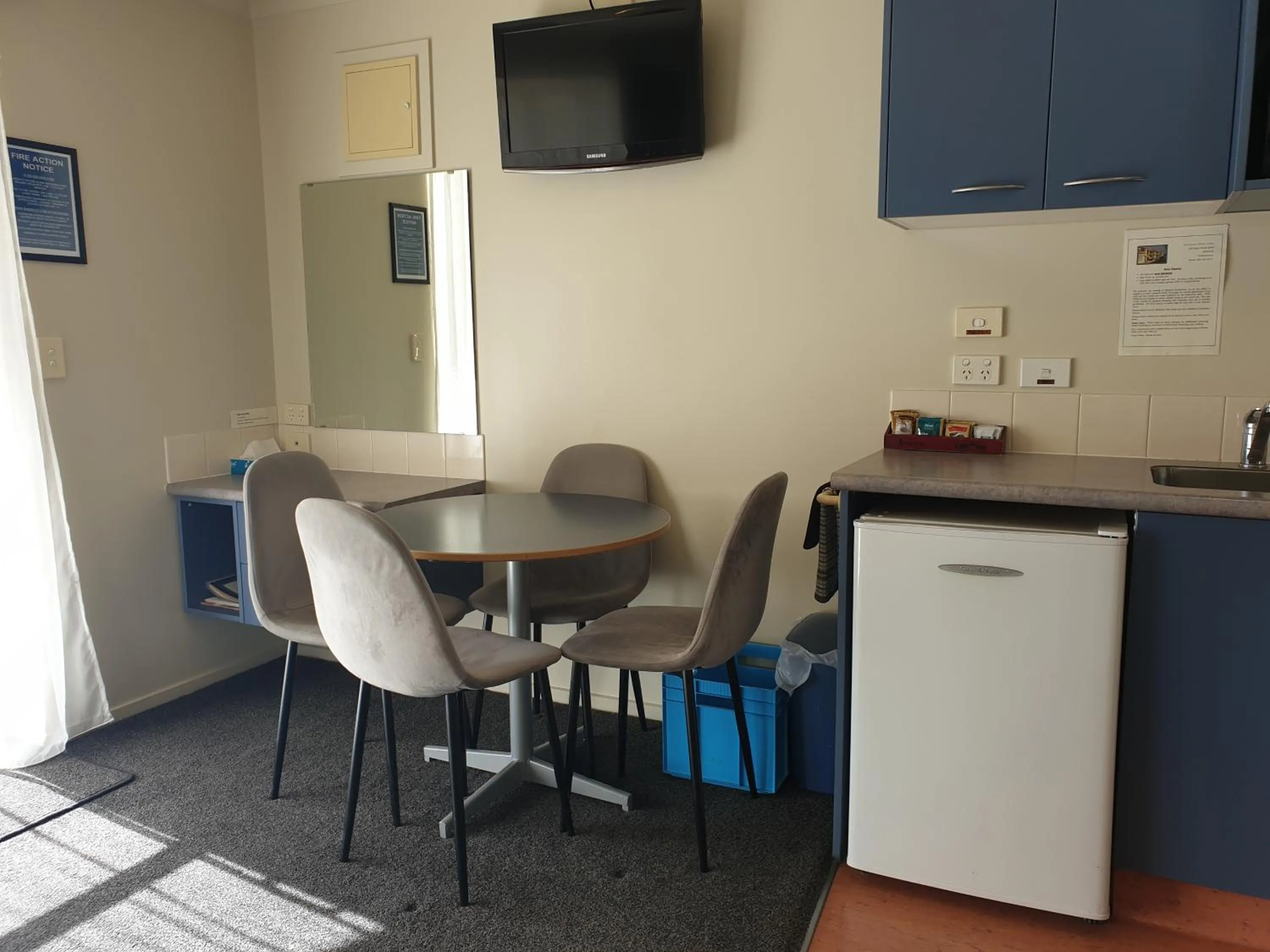 Dining area in Northcote Motor Lodge