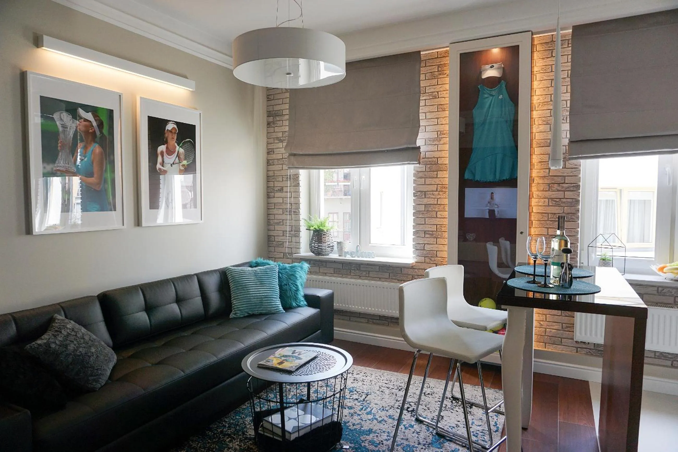 Living room in AGA Tenis Apartments by Radwańska