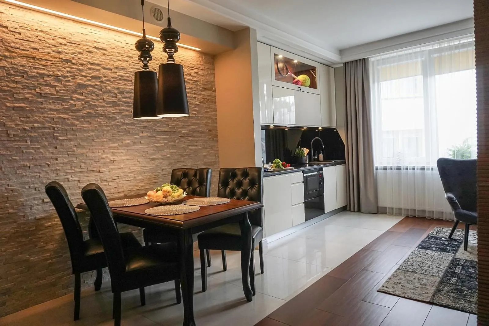 Kitchen or kitchenette in AGA Tenis Apartments by Radwańska