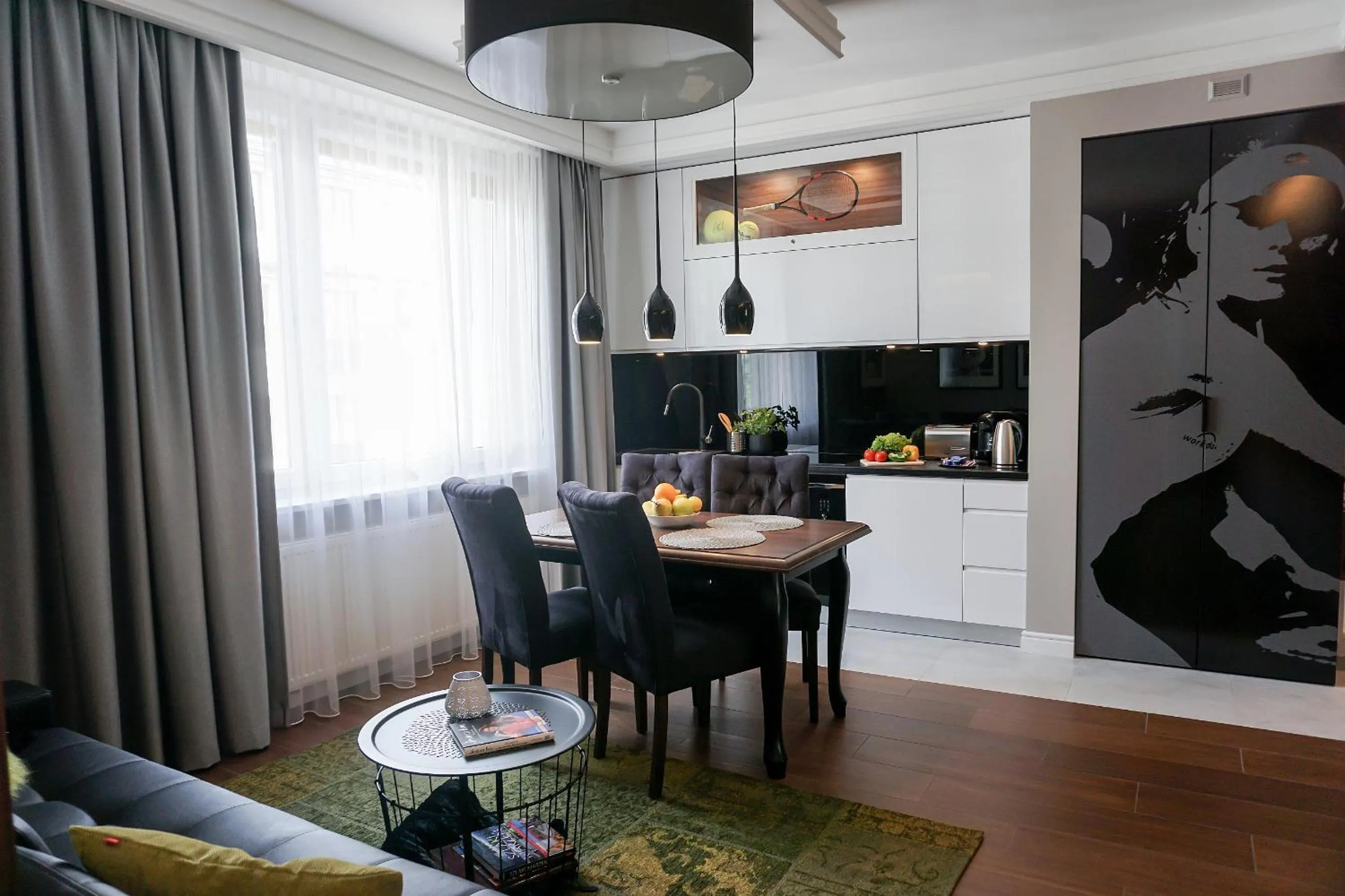 Kitchen or kitchenette in AGA Tenis Apartments by Radwańska