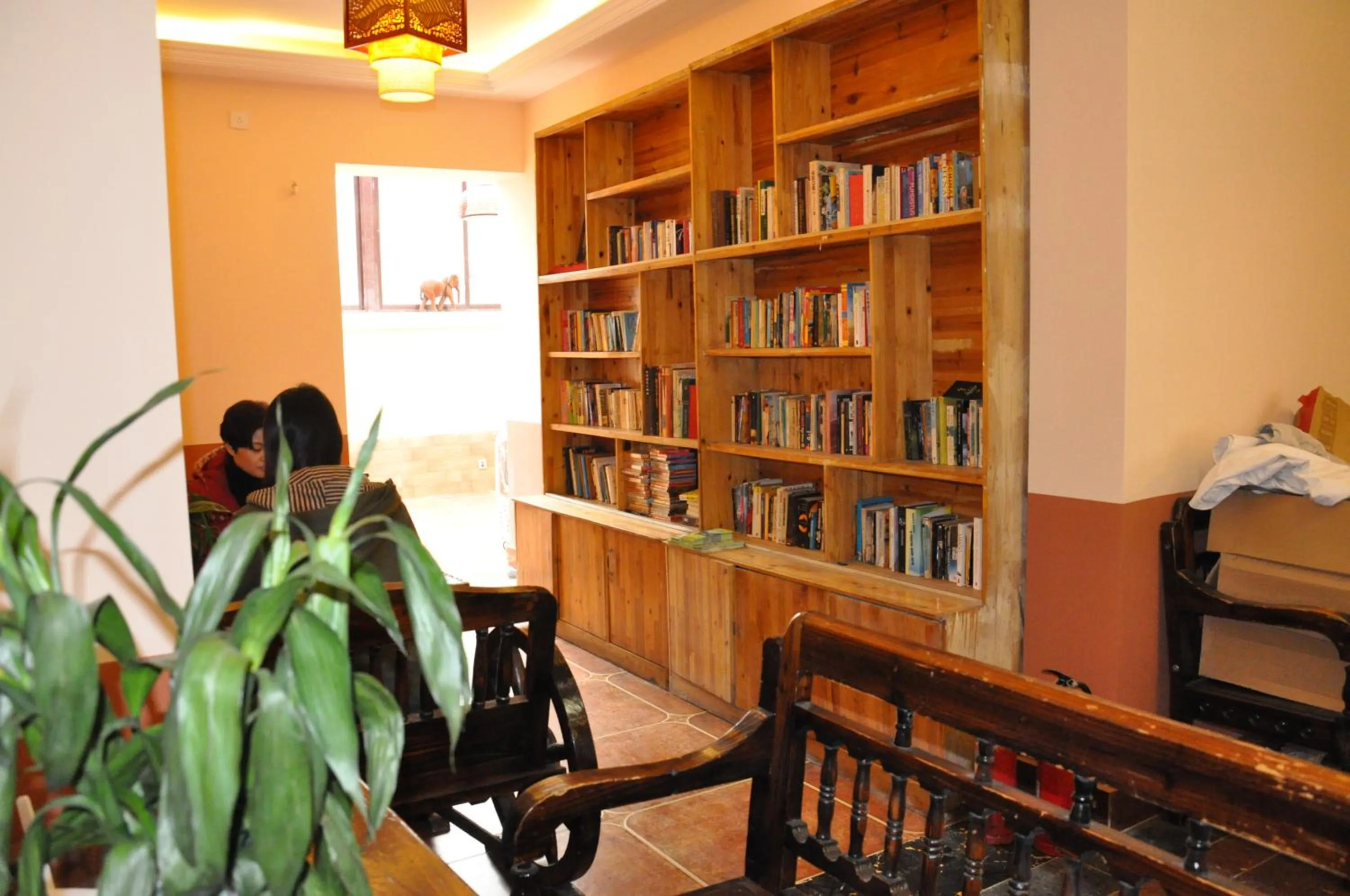 Library in Holly's Hostel