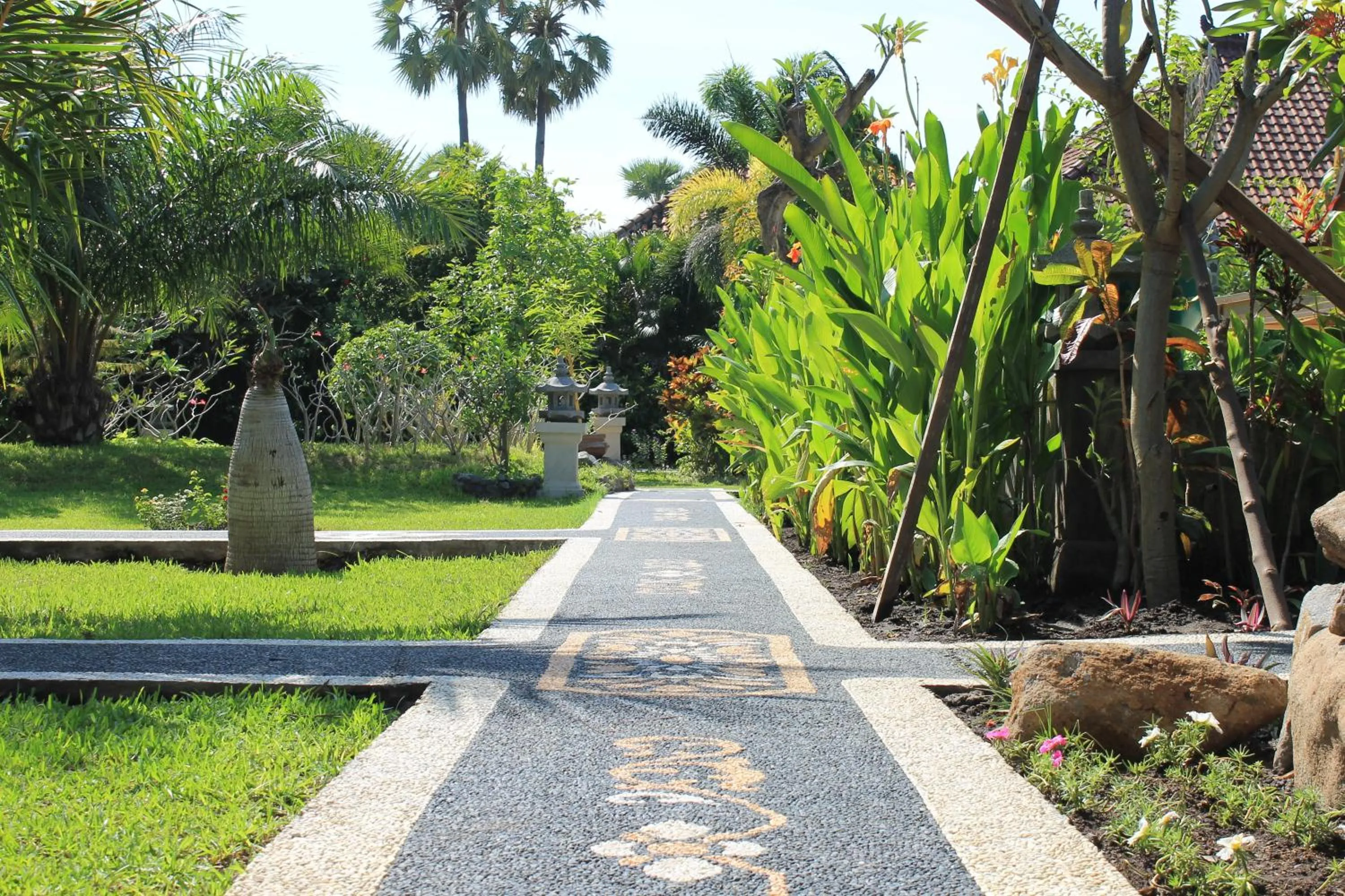 Garden in Mans Cottages & Spa