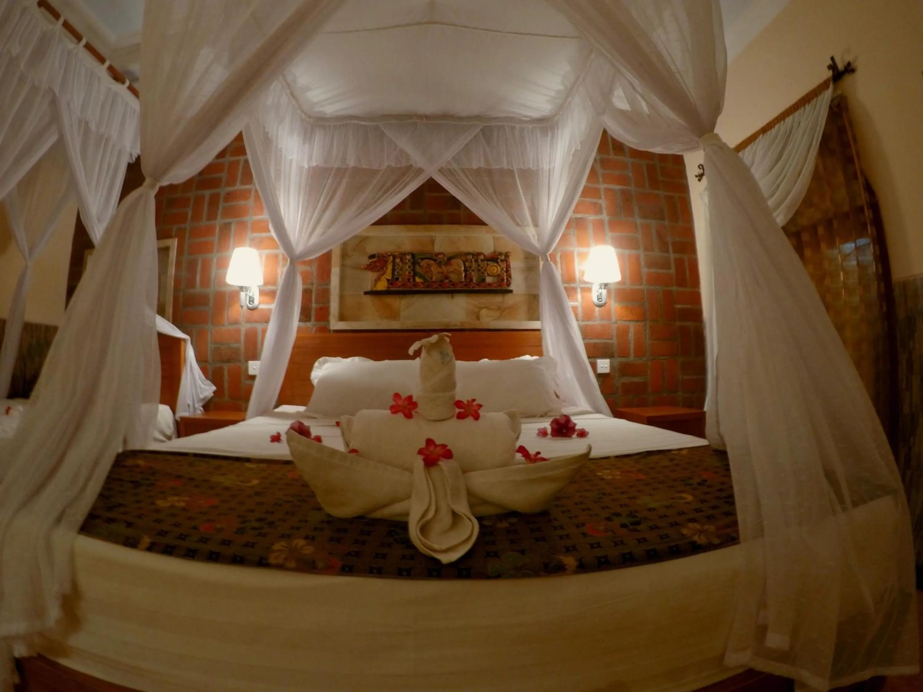 Bedroom, Bed in Mans Cottages & Spa