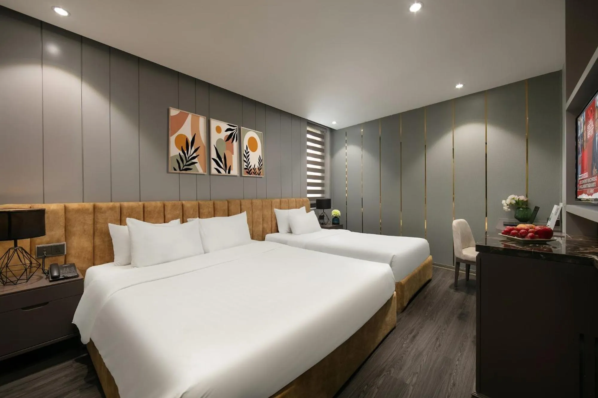 Bed in Ping Hotel