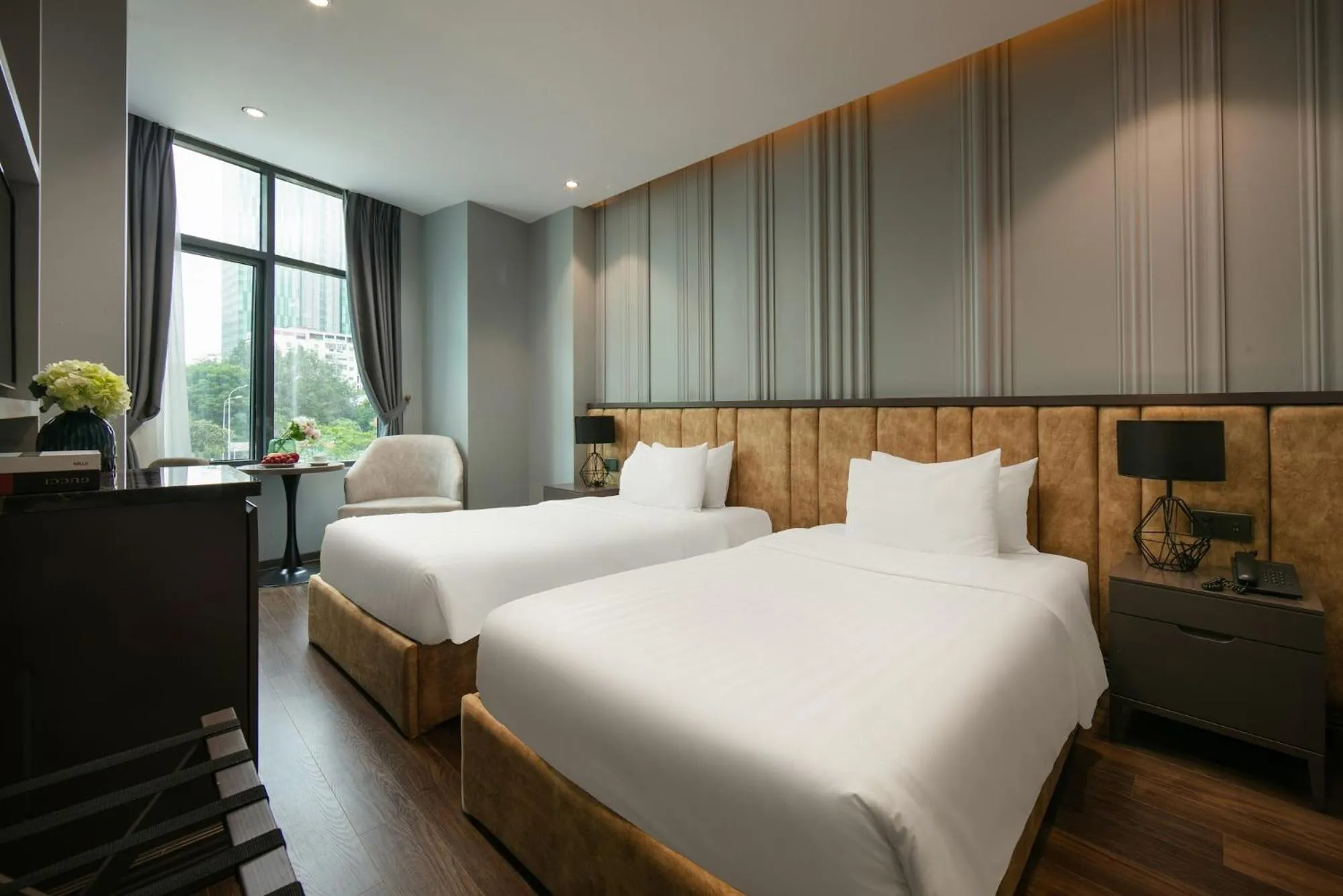 Bed in Ping Hotel