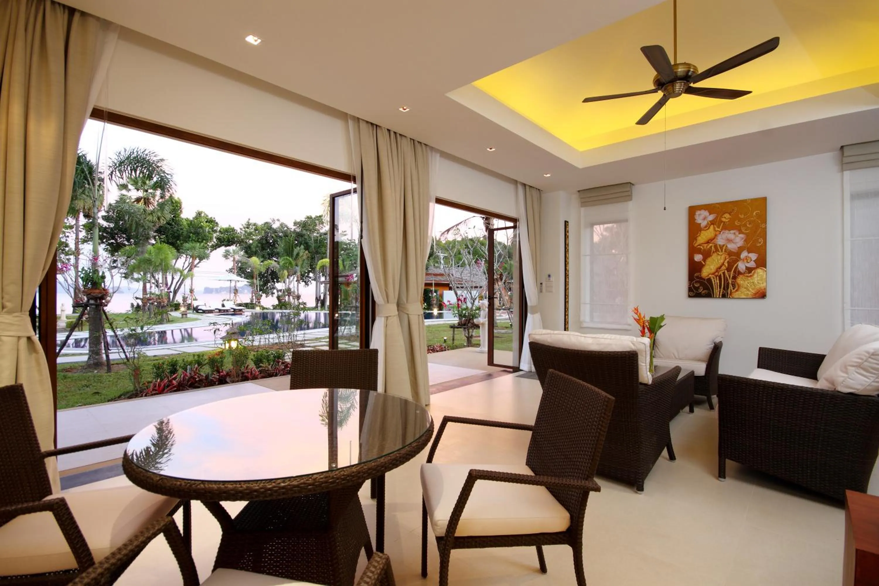 Seating area in Laguna Villas Boutique Hotel