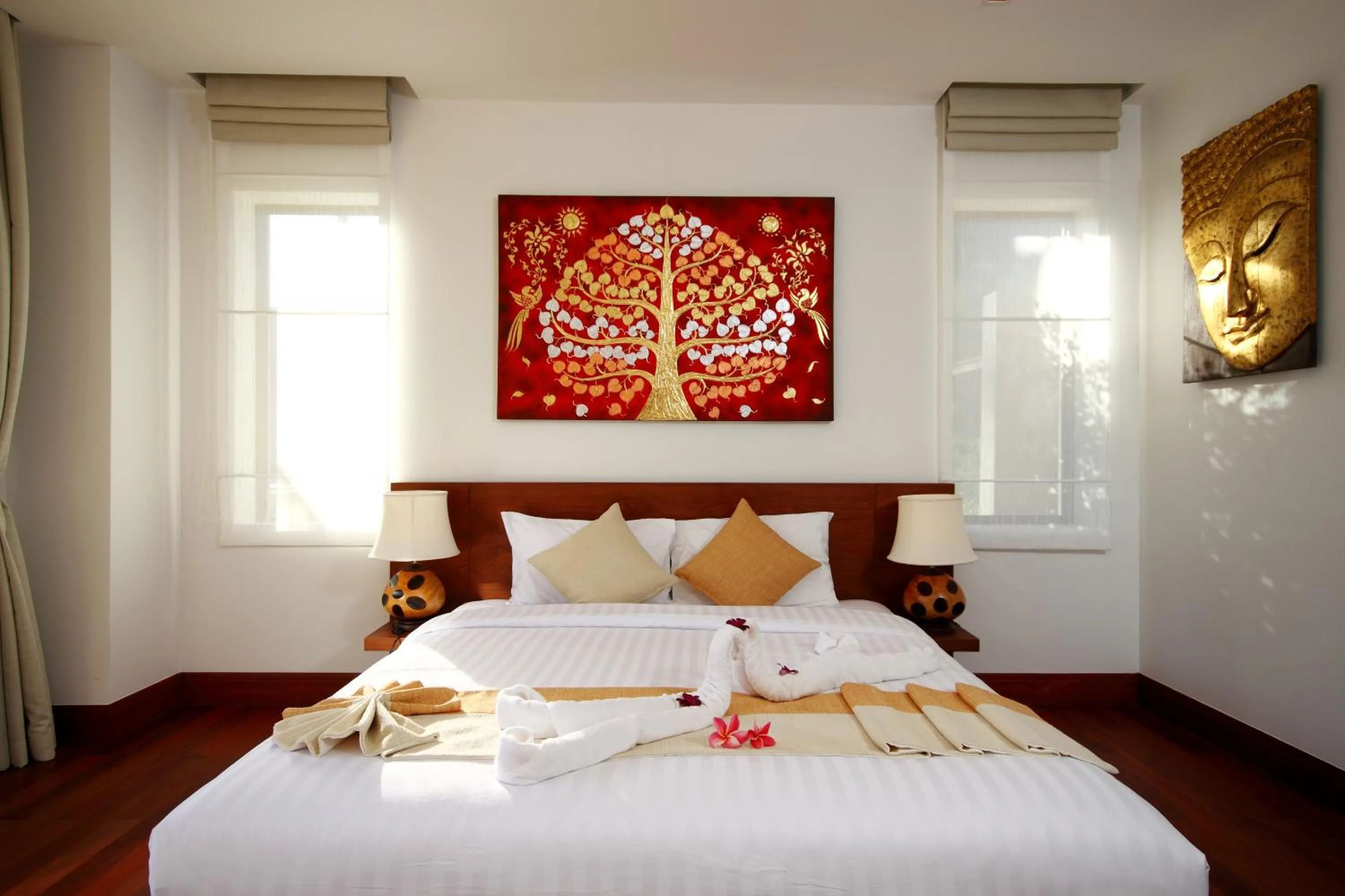 Bed in Laguna Villas Boutique Hotel