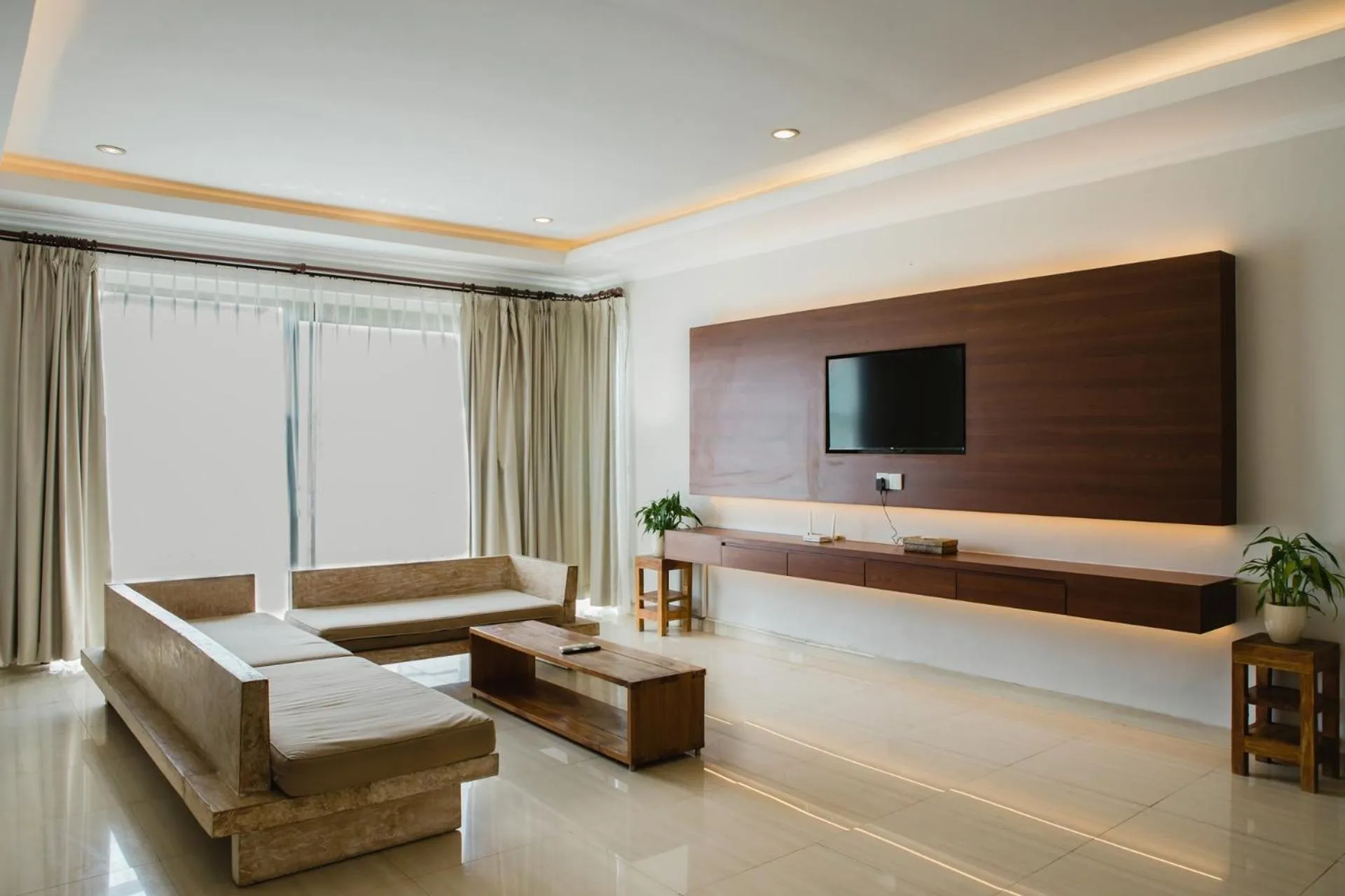 Living room in White Lotus Villas Seminyak