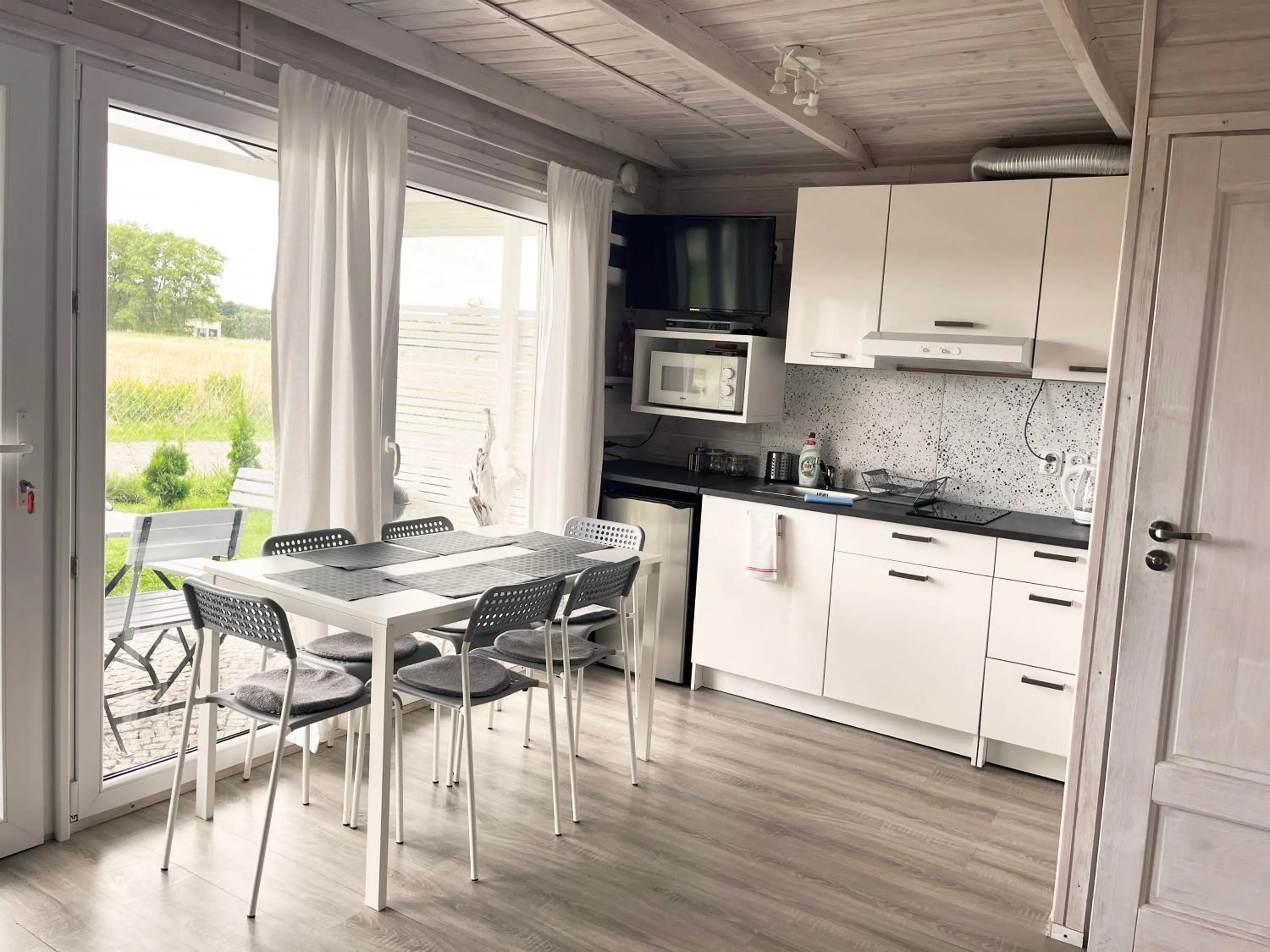 Kitchen or kitchenette in Domki Laba