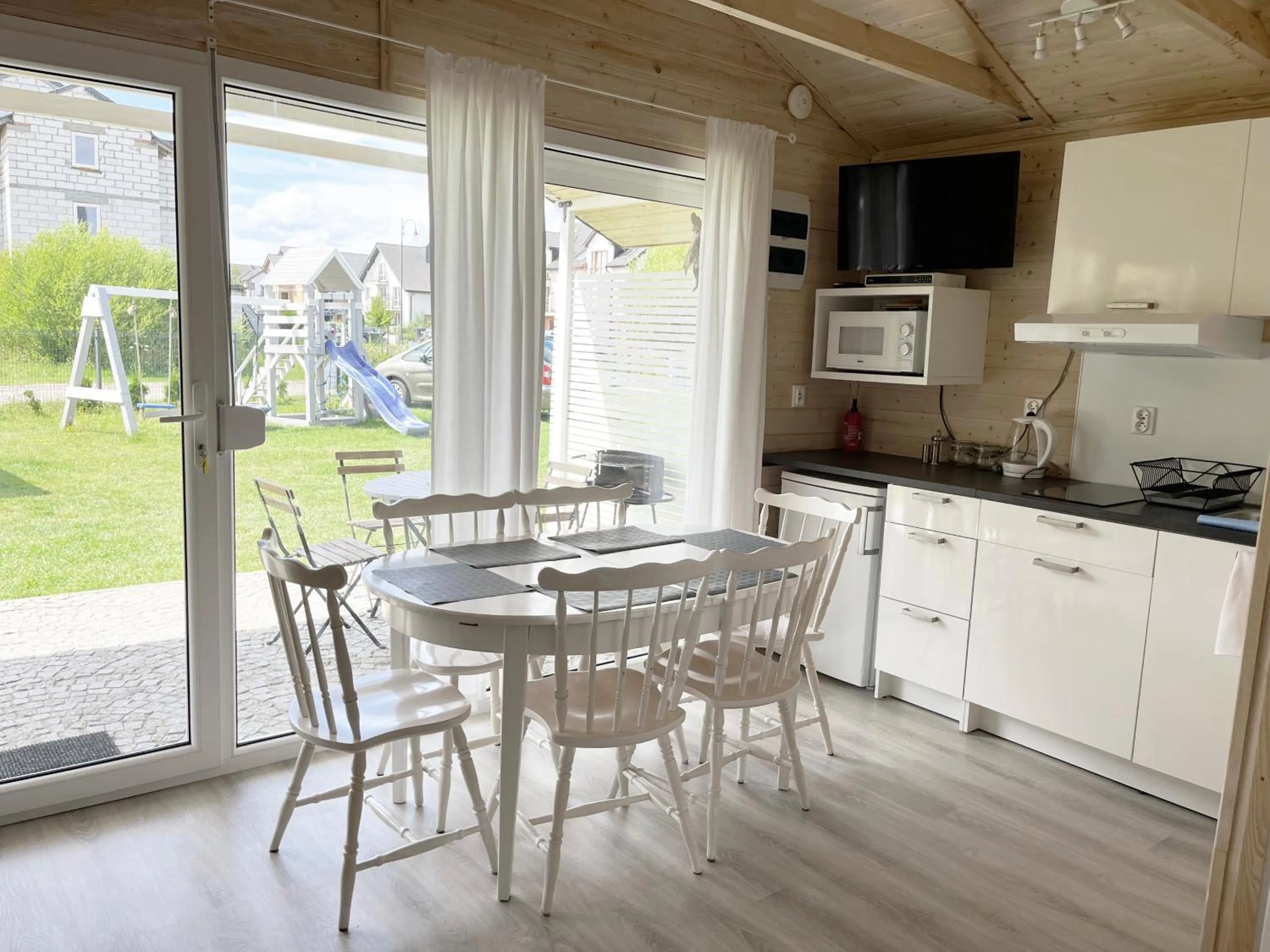 Kitchen or kitchenette in Domki Laba