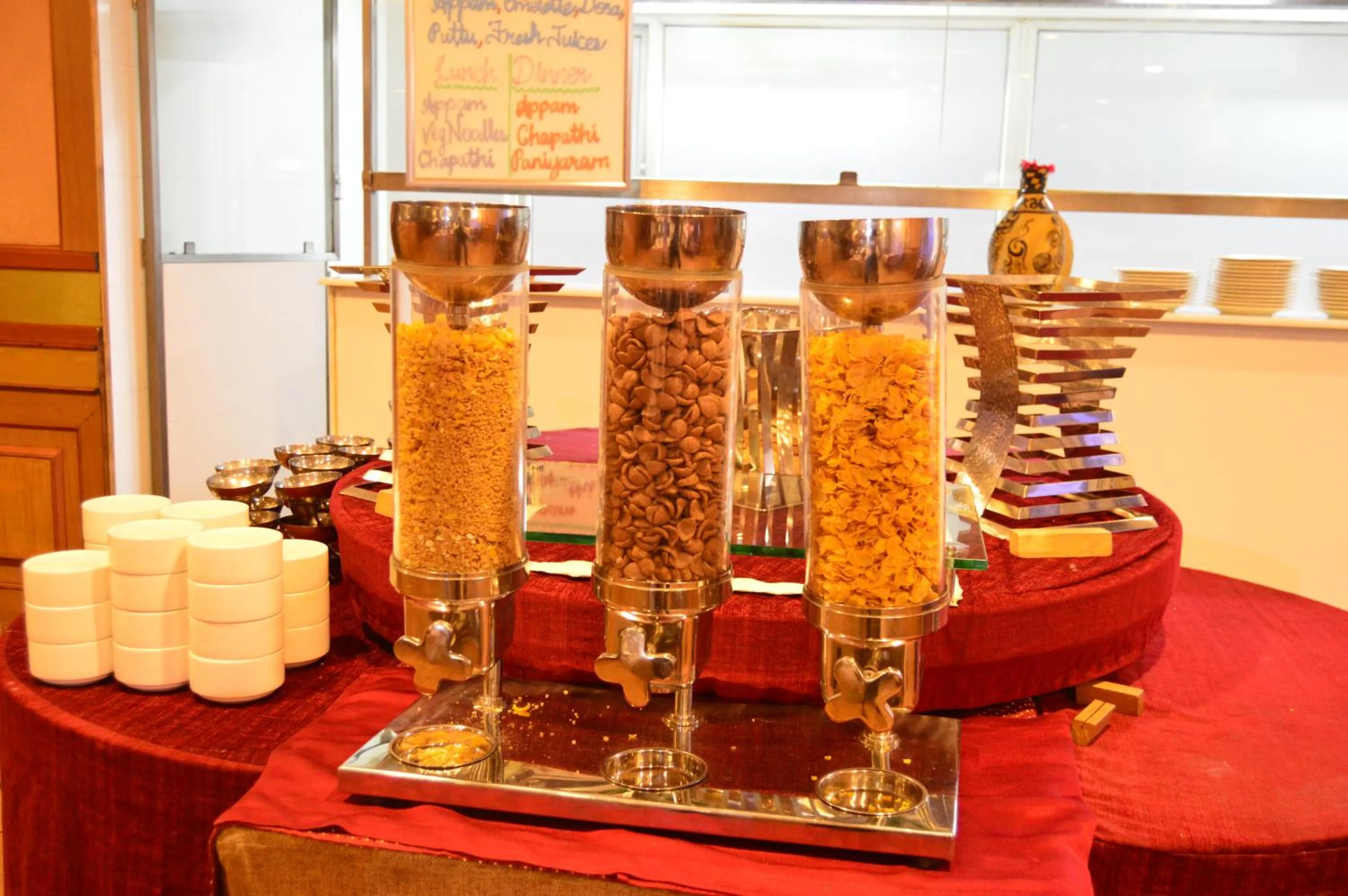 Buffet breakfast in Joys Palace Hotel