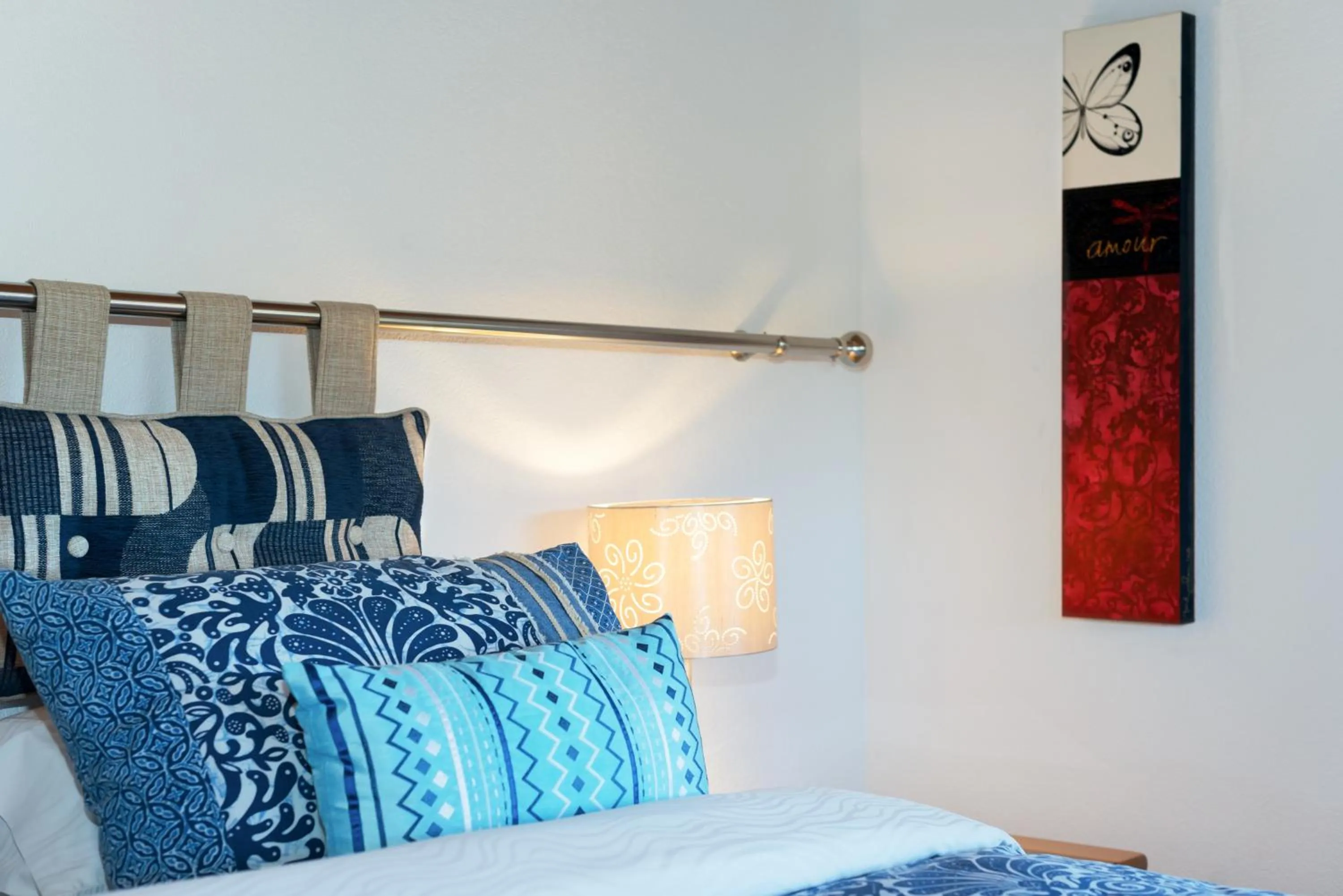 Decorative detail, Bed in Chalet Romantica