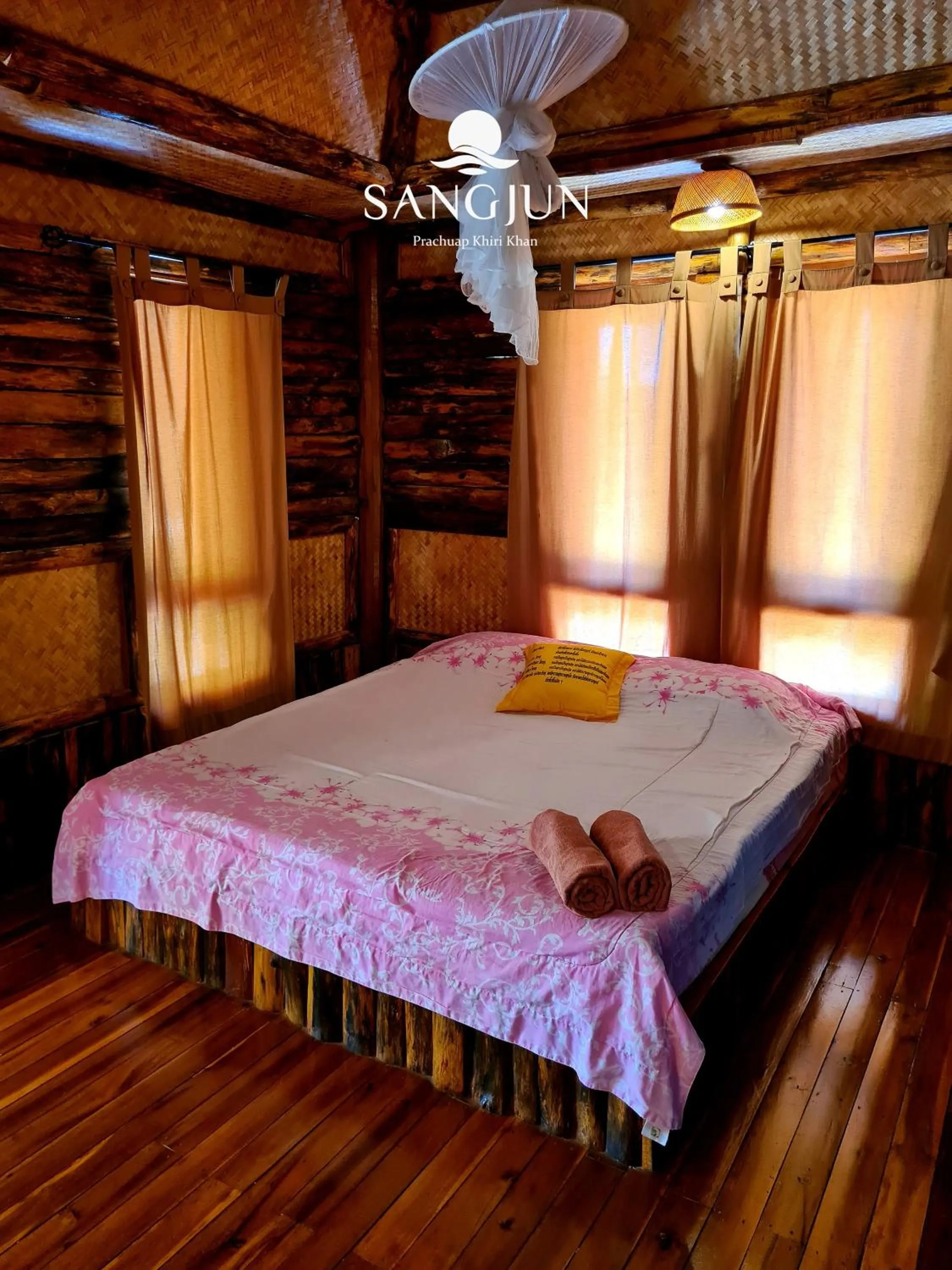 Bed in Sangjun On Beach Resort