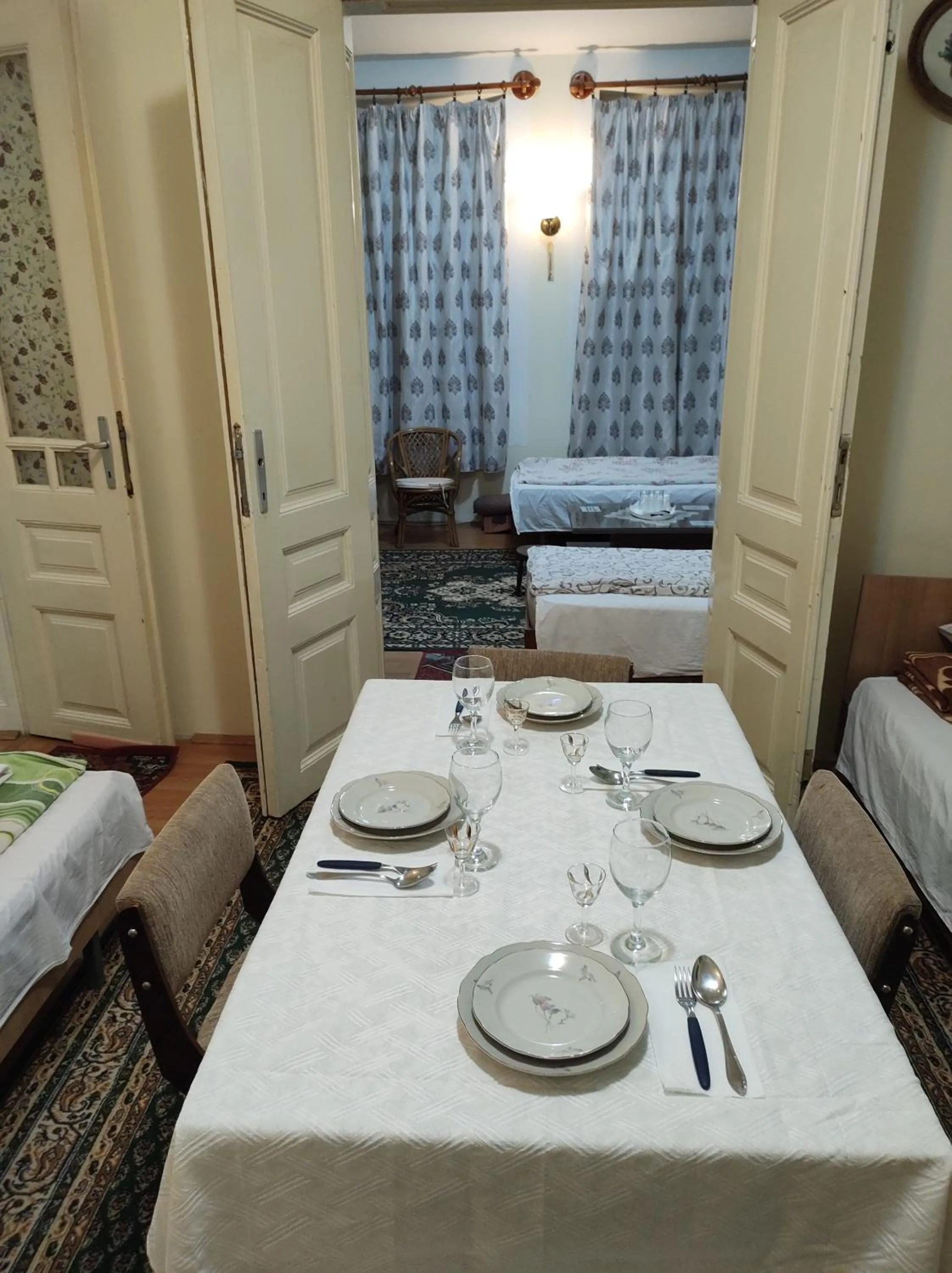 Dining area, Bed in Guest House Prilep