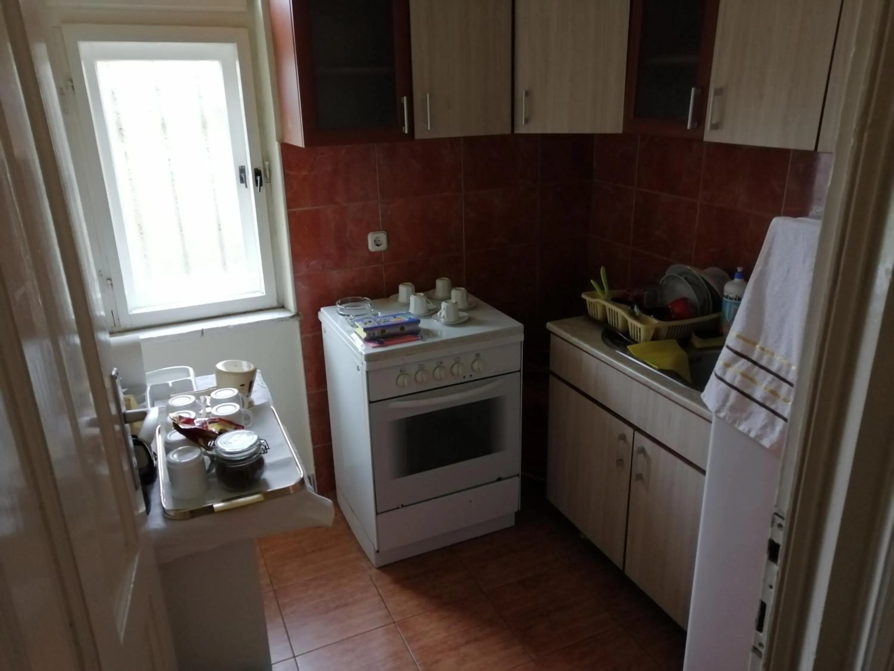 Kitchen or kitchenette in Guest House Prilep