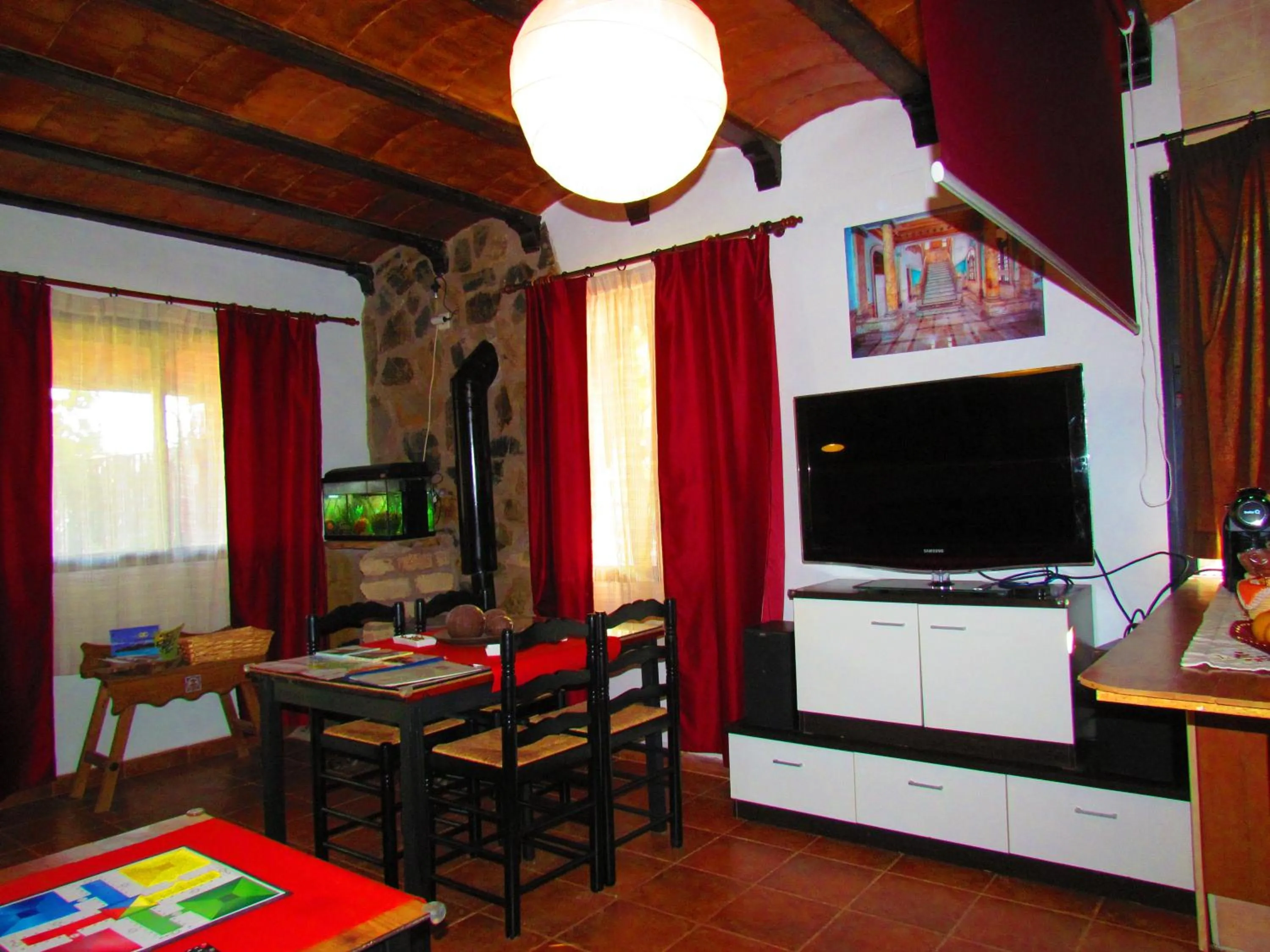 Seating area in Apartamentos Casas Rurales "Paraje San Blas" TR-BA-00166