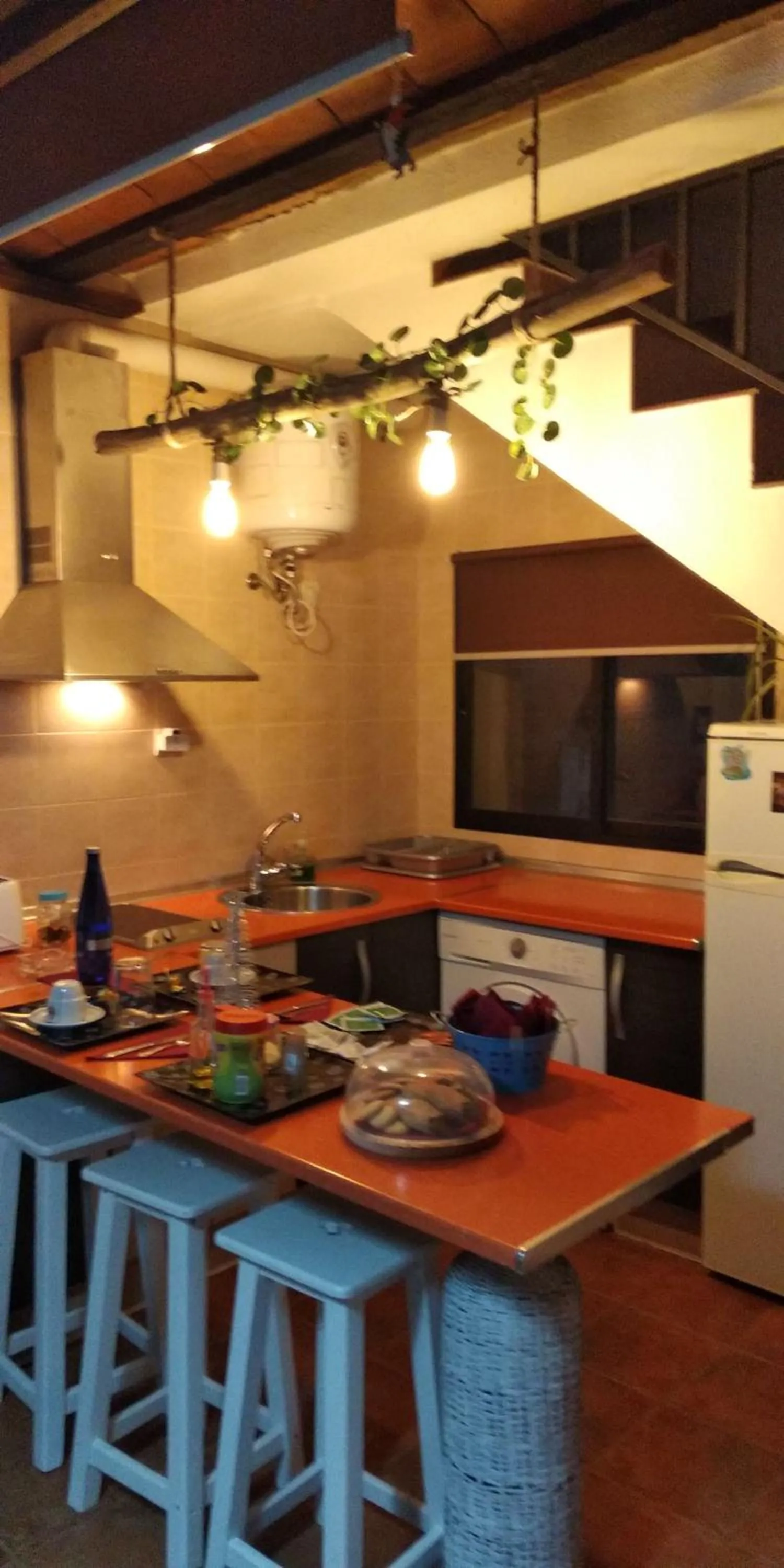Kitchen or kitchenette in Apartamentos Casas Rurales "Paraje San Blas" TR-BA-00166