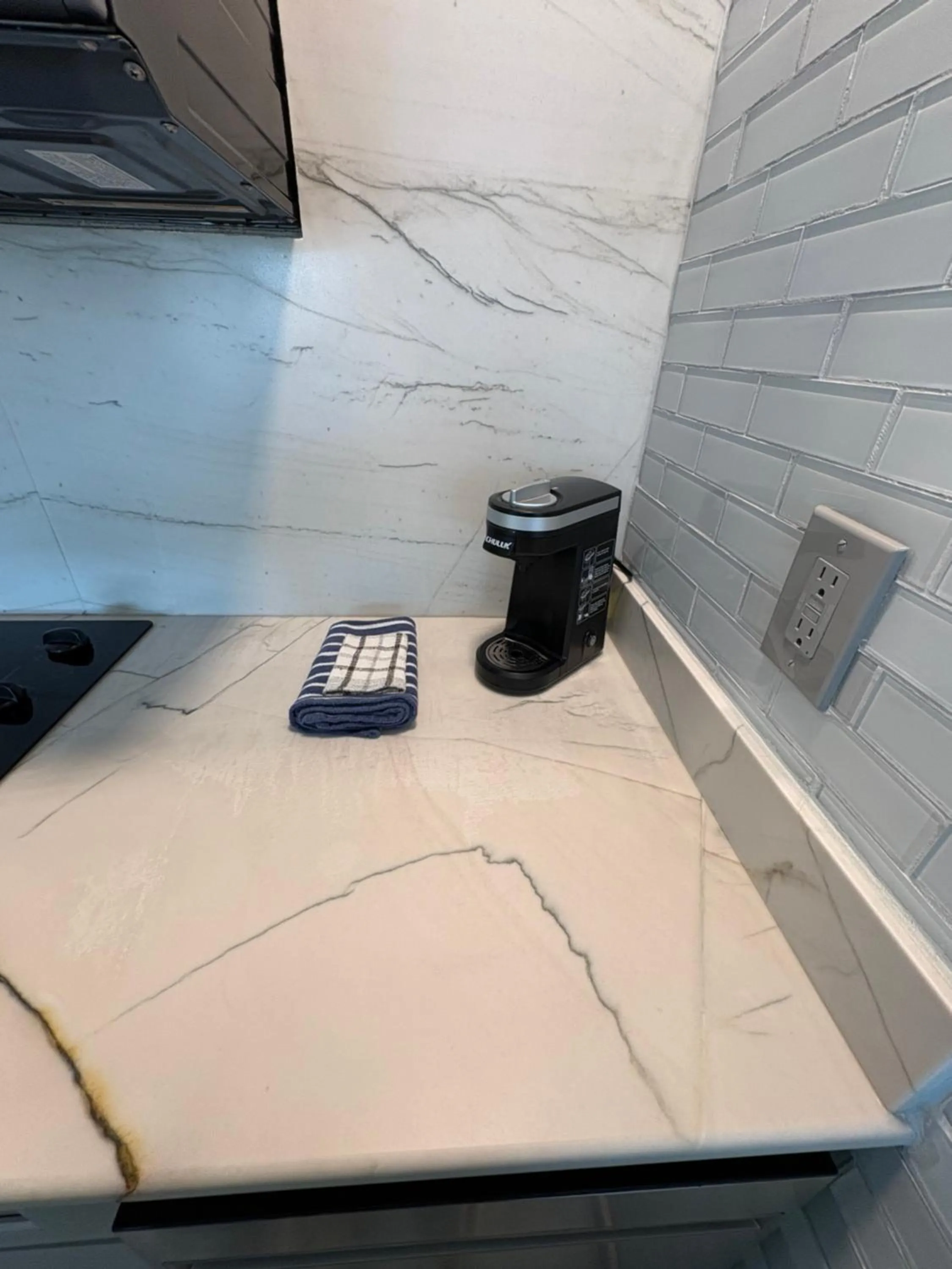 Coffee/tea facilities, Bed in The Galveston Victorian Condo