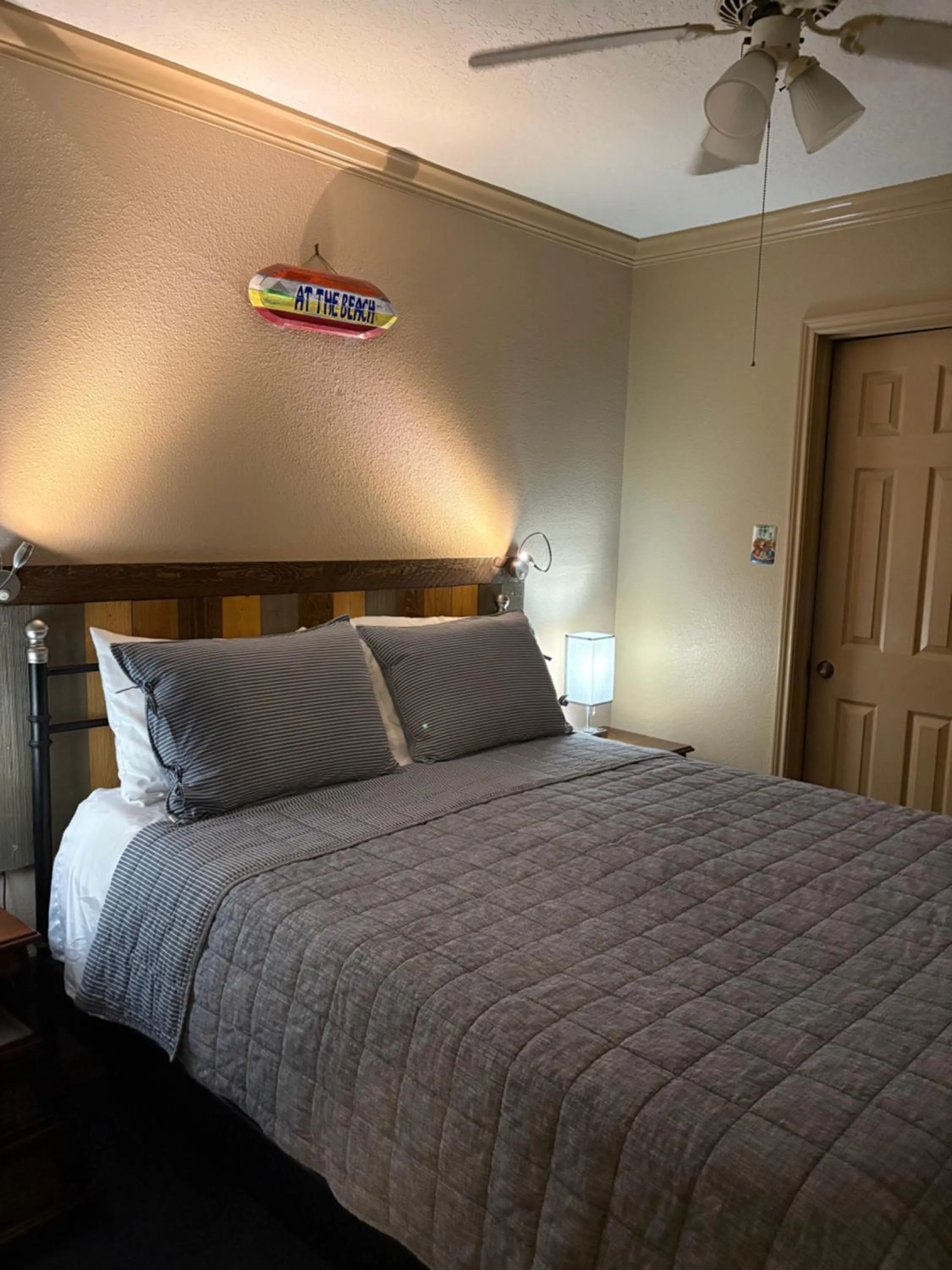 Bed in The Galveston Victorian Condo