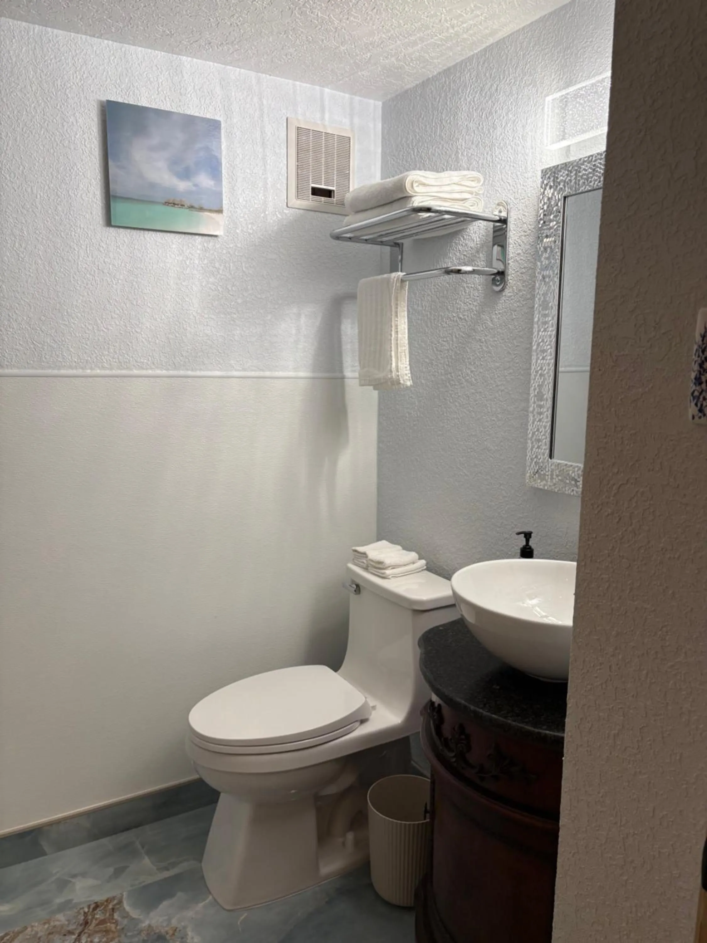 Bathroom in The Galveston Victorian Condo