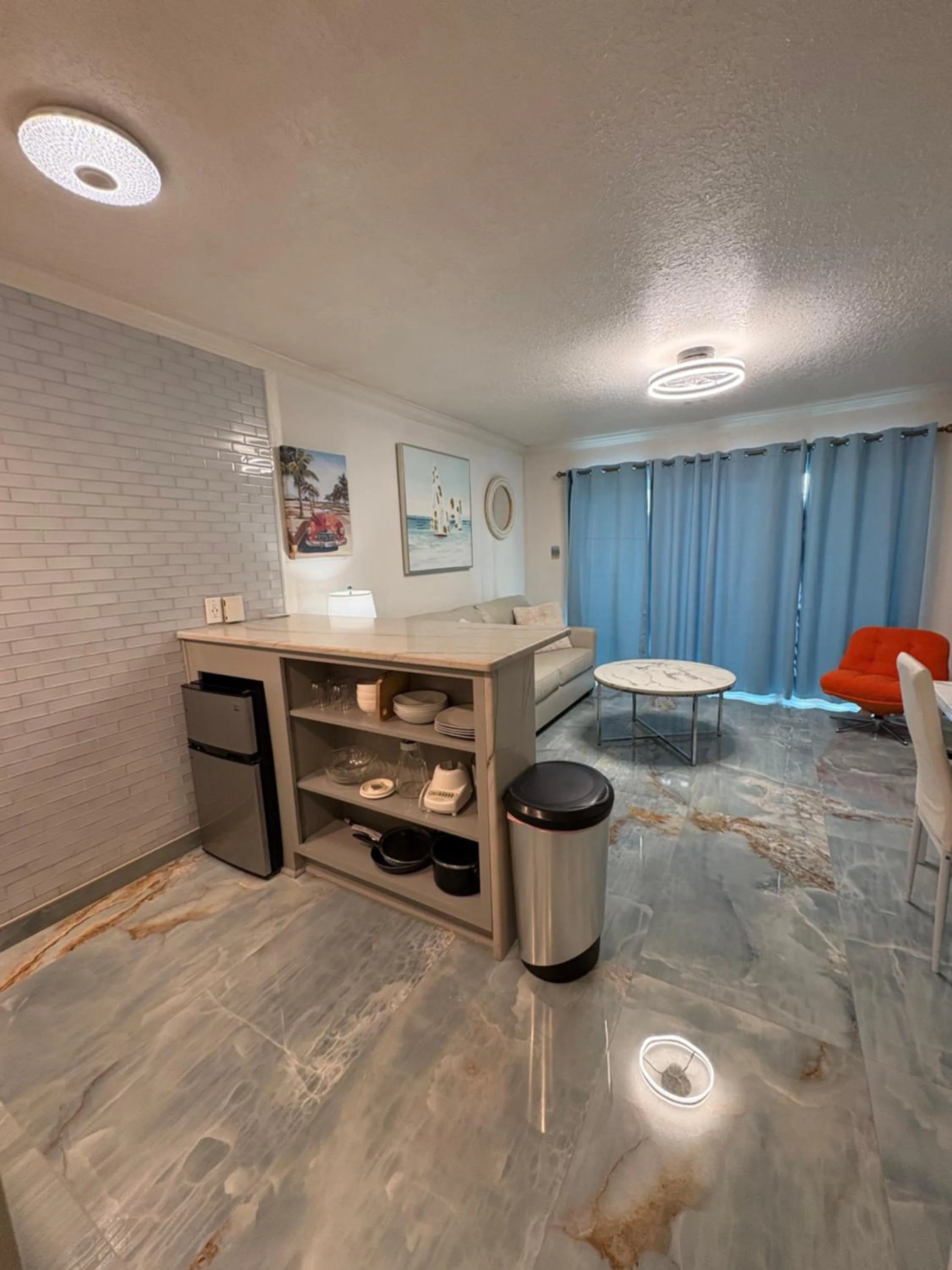 Kitchen or kitchenette in The Galveston Victorian Condo