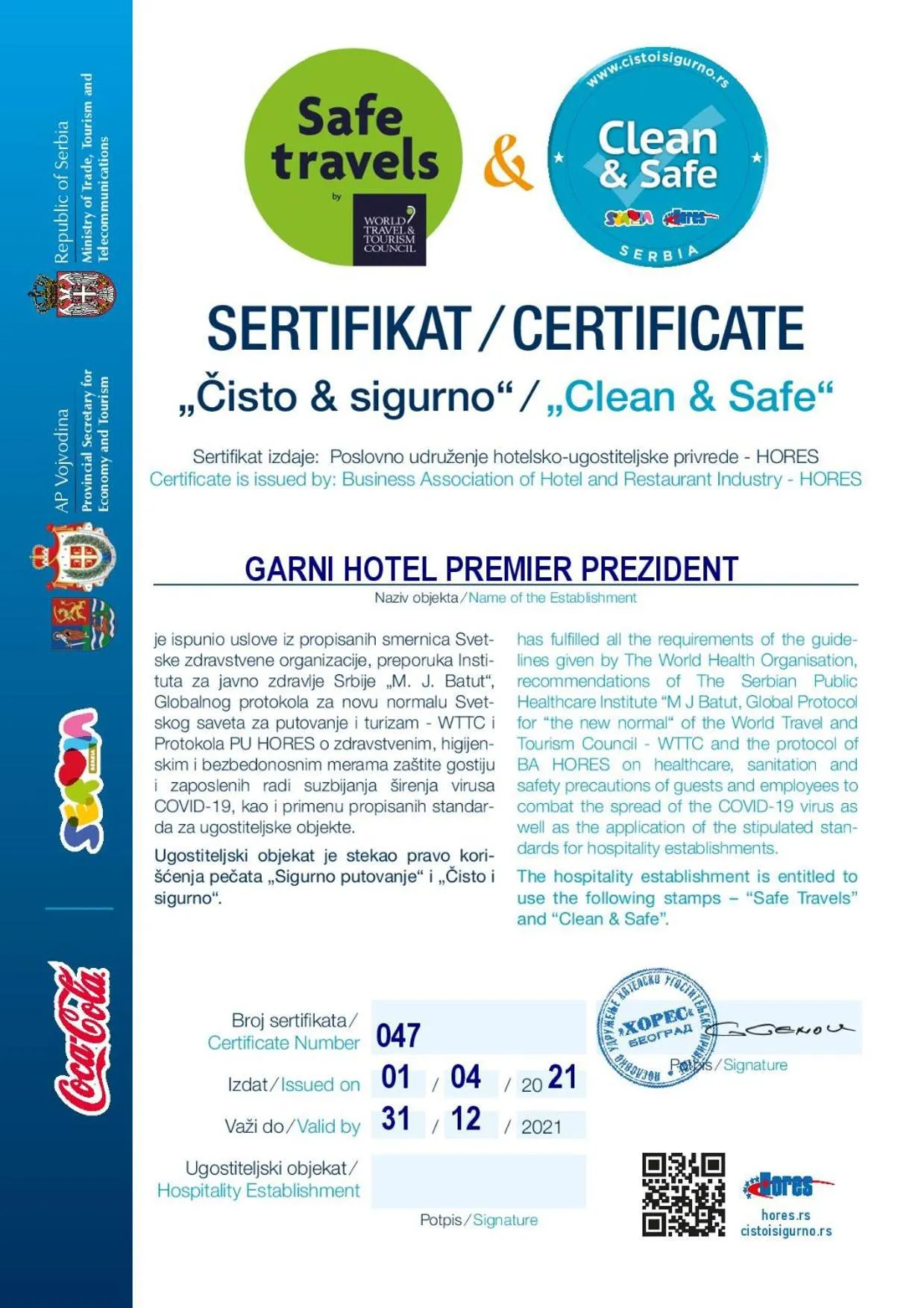 Premier Prezident Garni Hotel and Spa