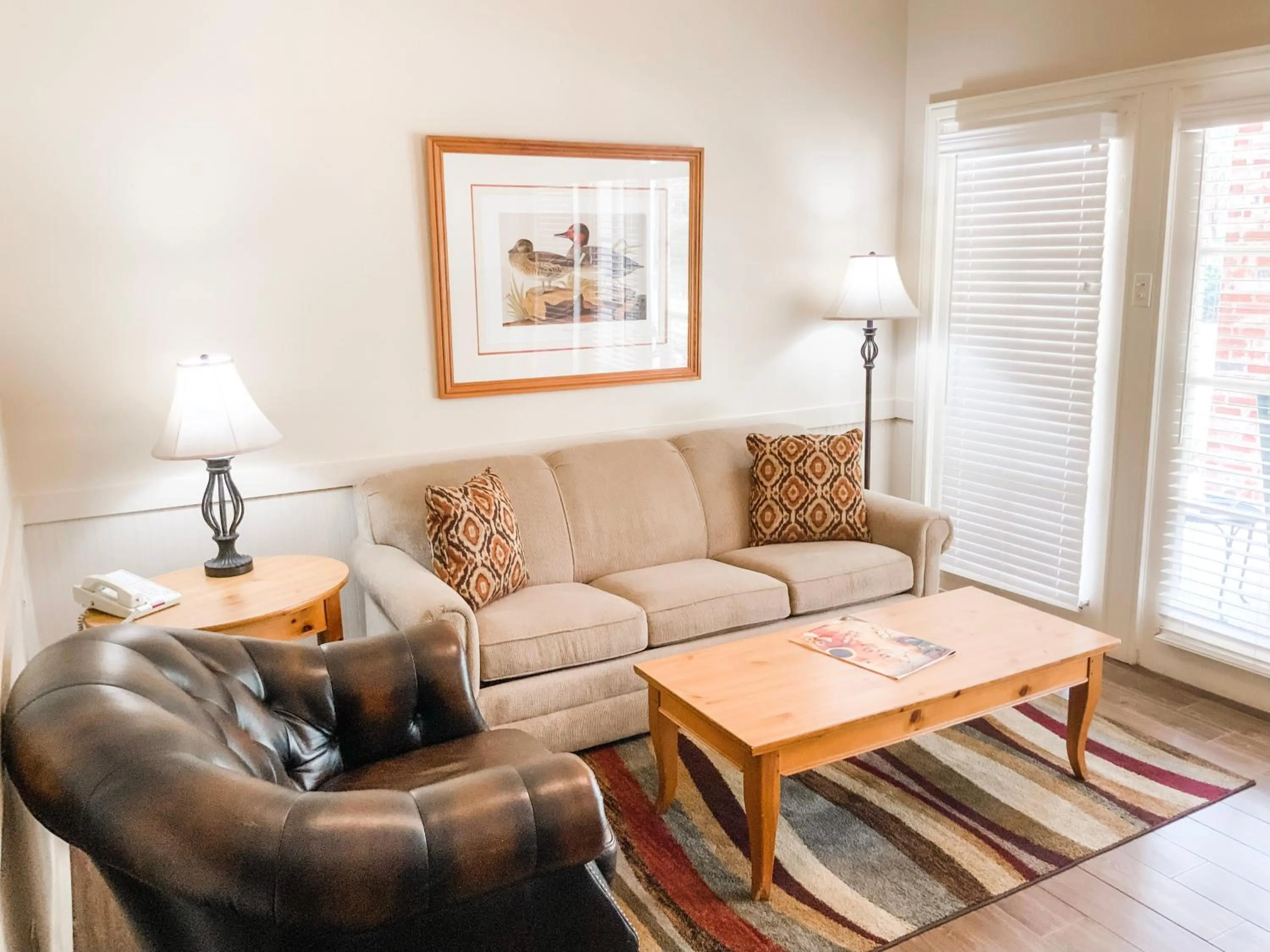 Living room in The Lodge at The Bluffs