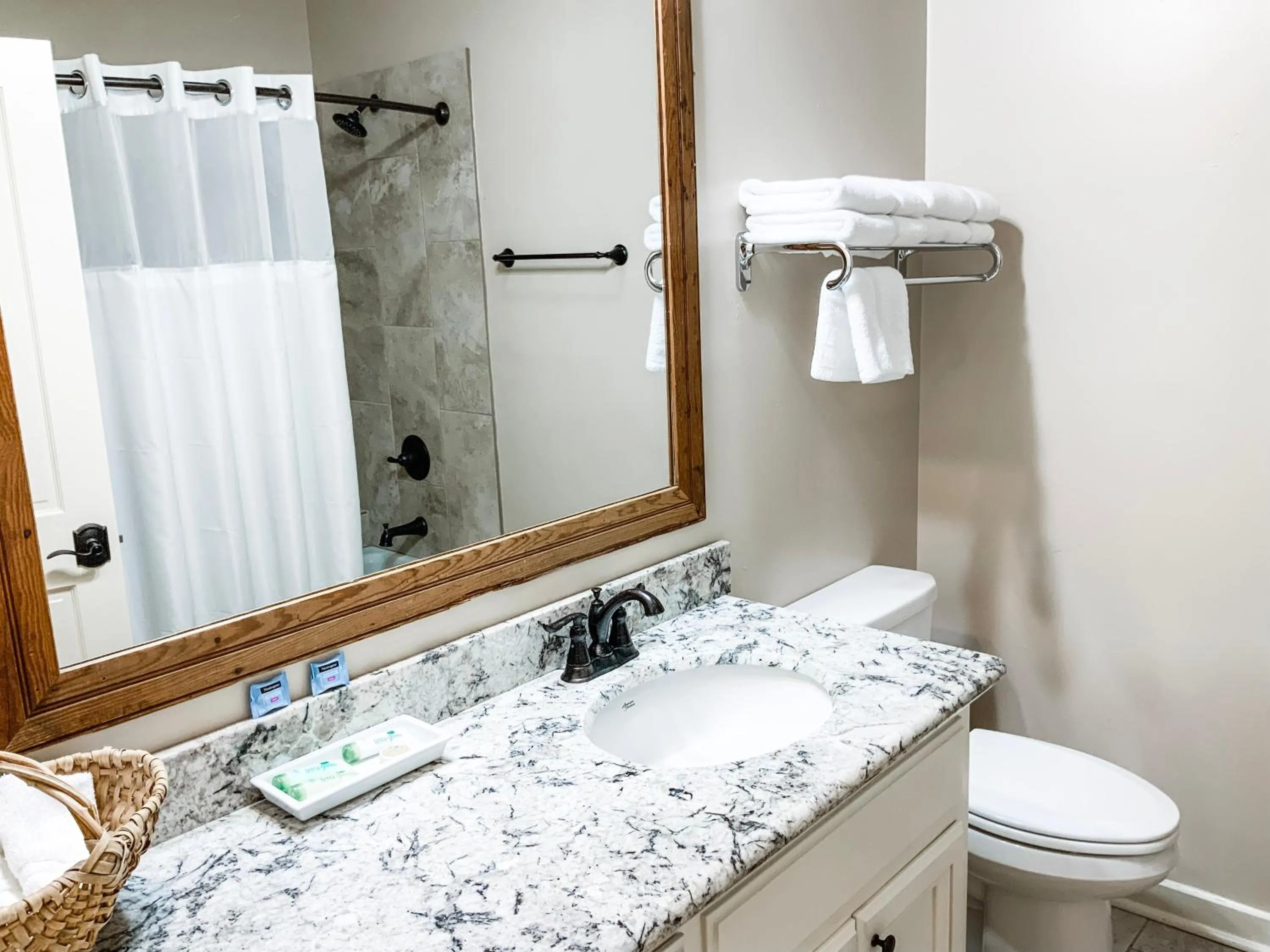 Bathroom in The Lodge at The Bluffs