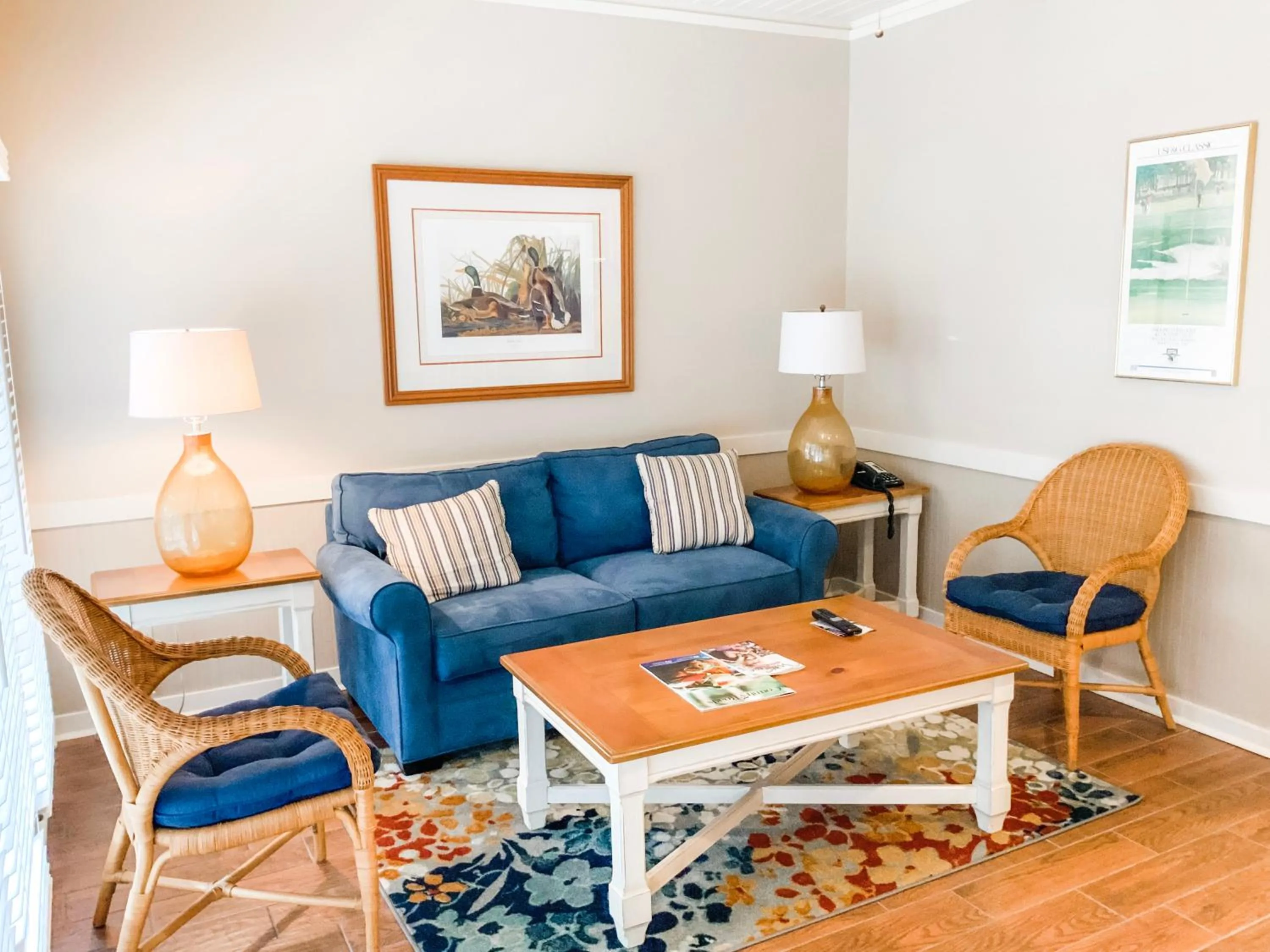 Living room in The Lodge at The Bluffs