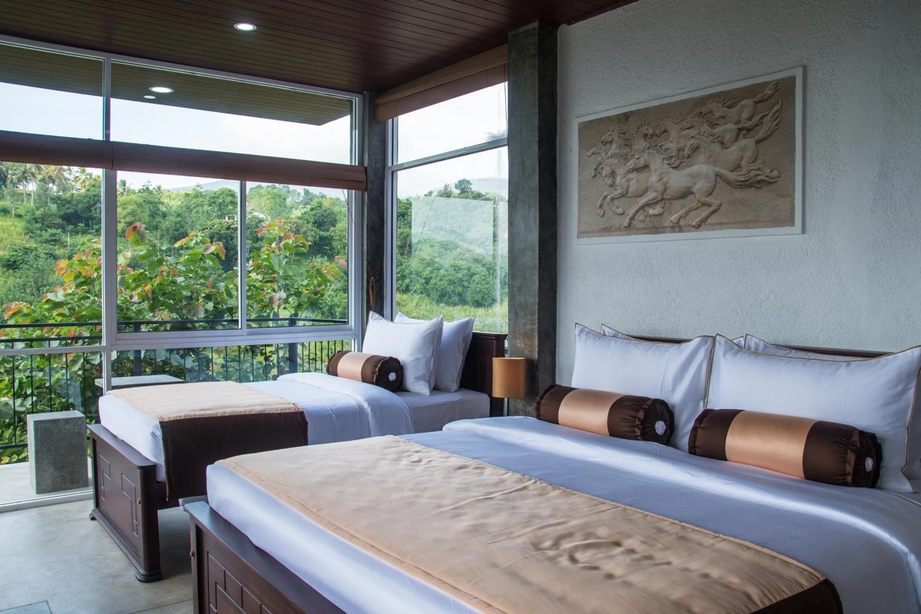 Bed in Kandy Victoria Eco Resort