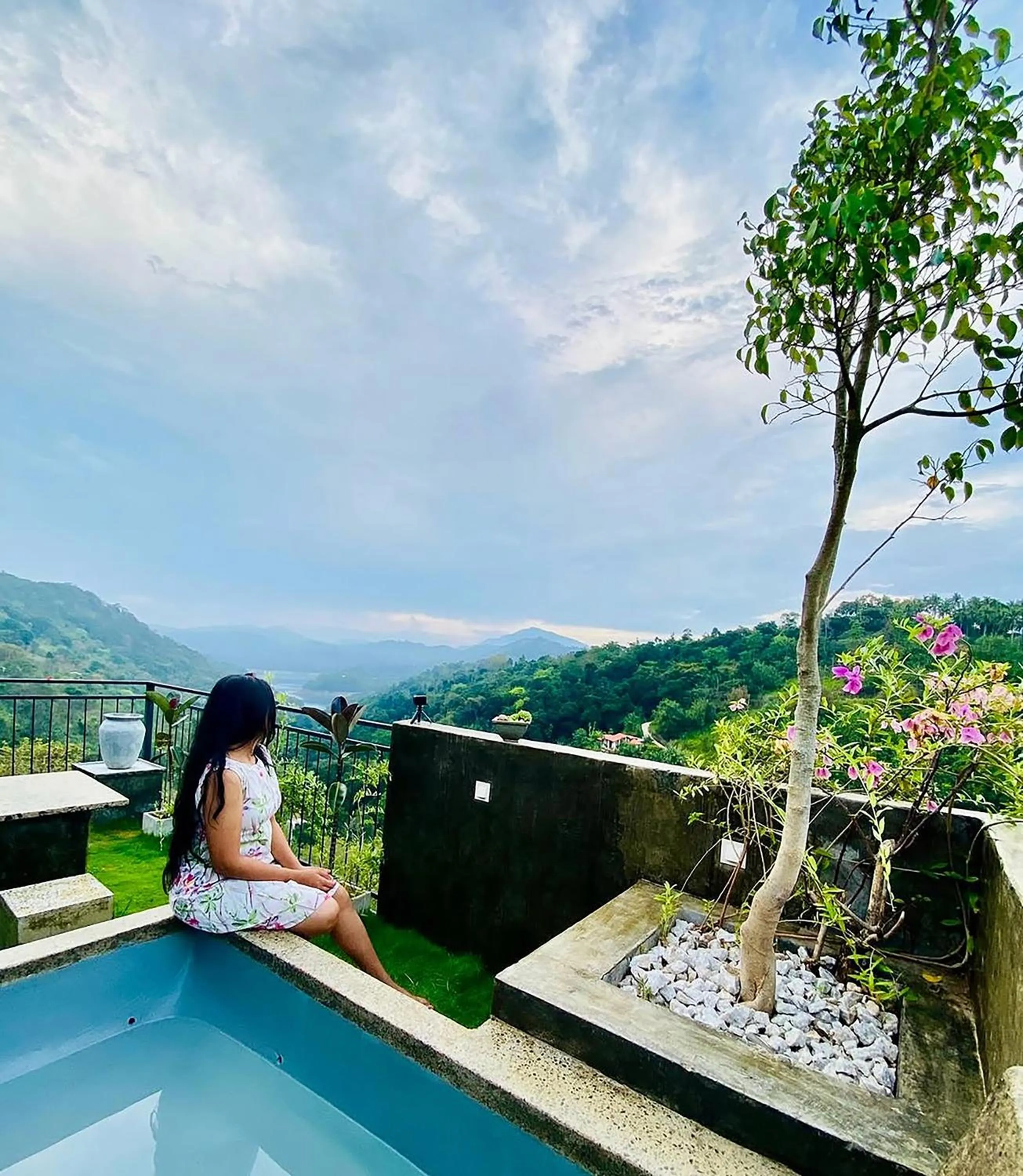 Balcony/Terrace in Kandy Victoria Eco Resort