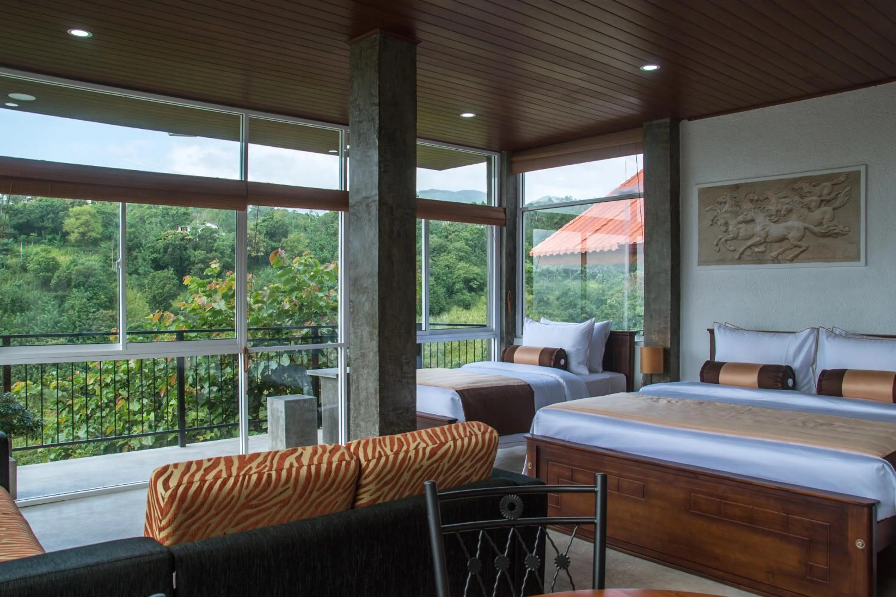 Bed in Kandy Victoria Eco Resort