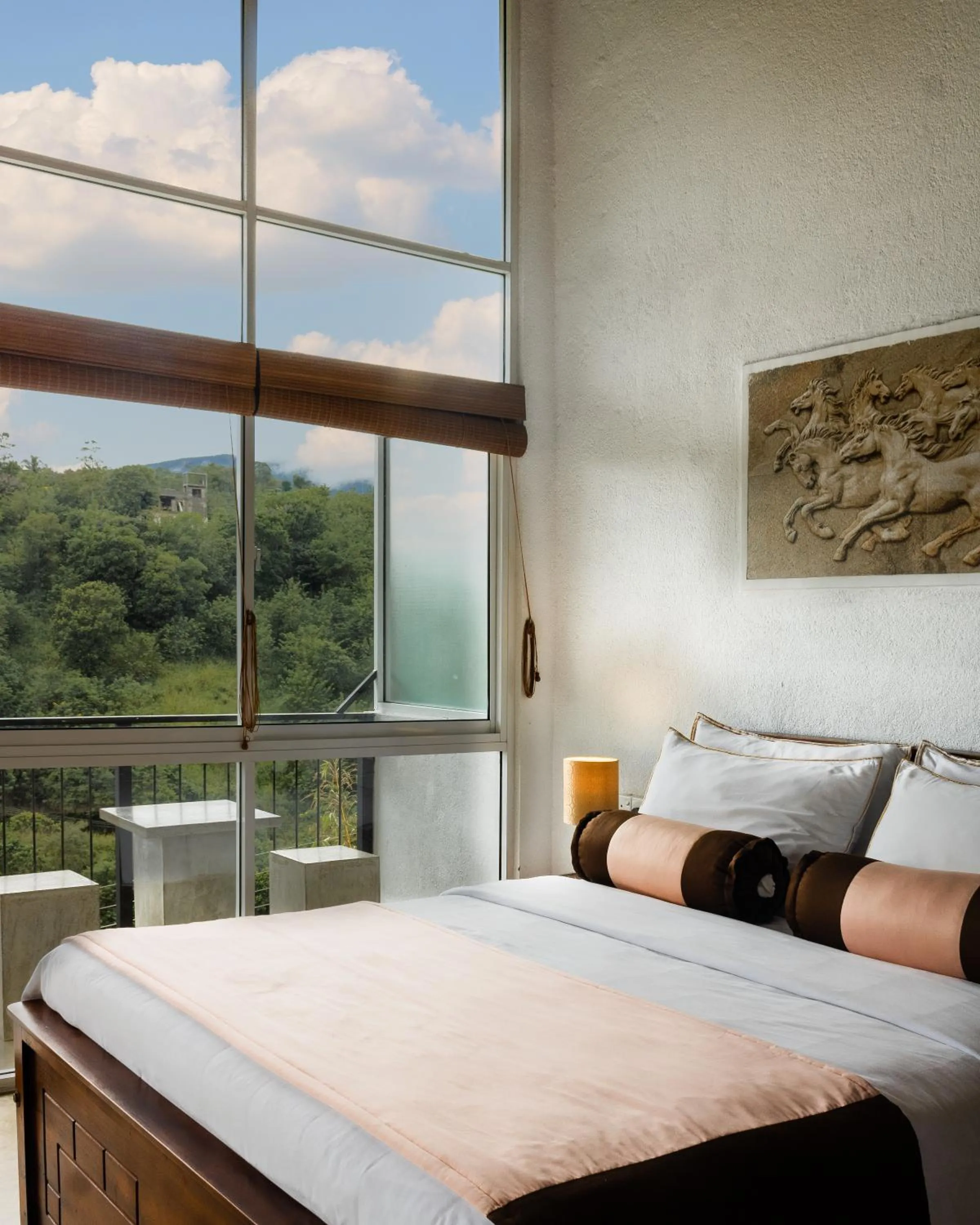 Bed in Kandy Victoria Eco Resort