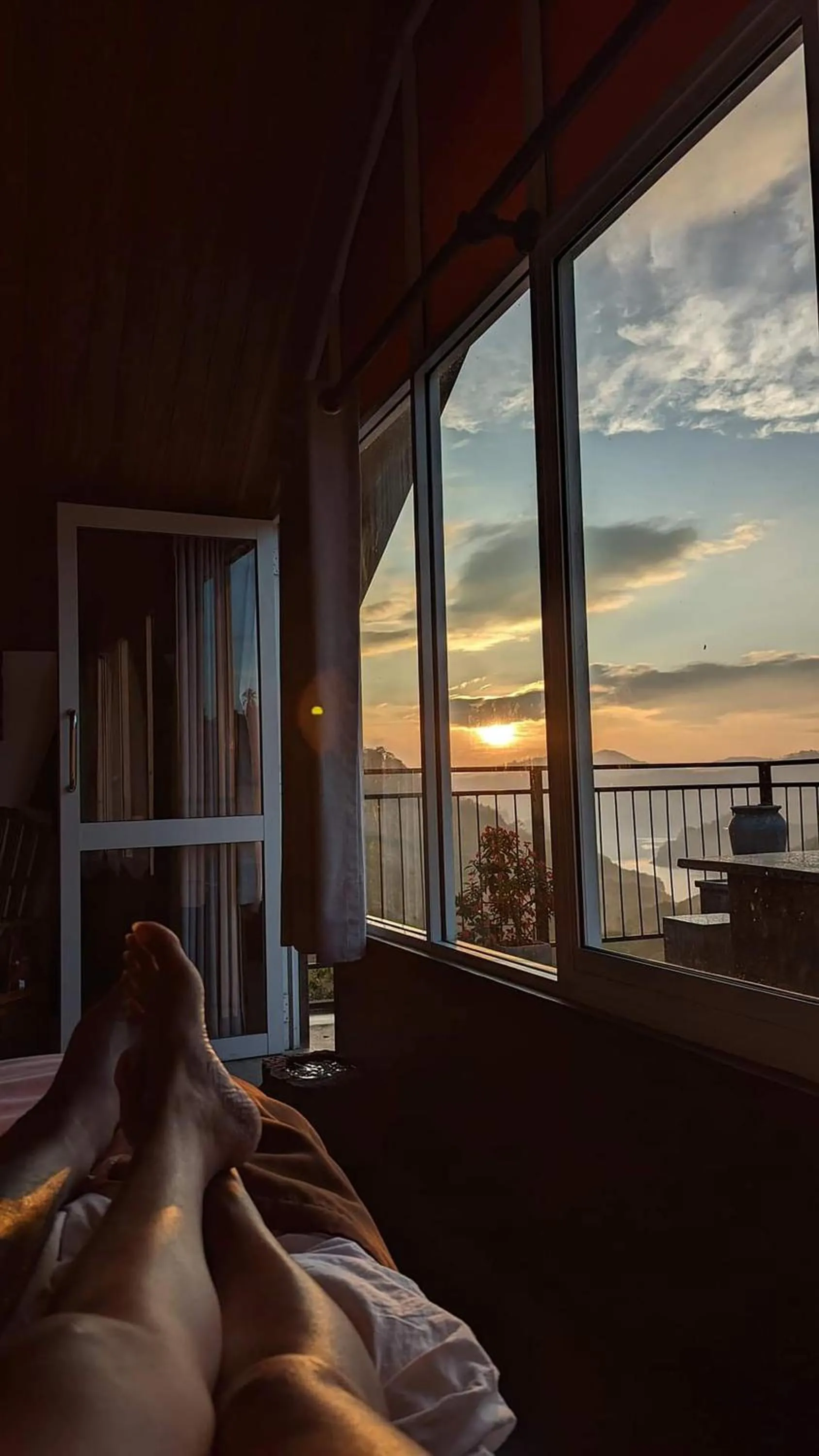 Balcony/Terrace, Bed in Kandy Victoria Eco Resort