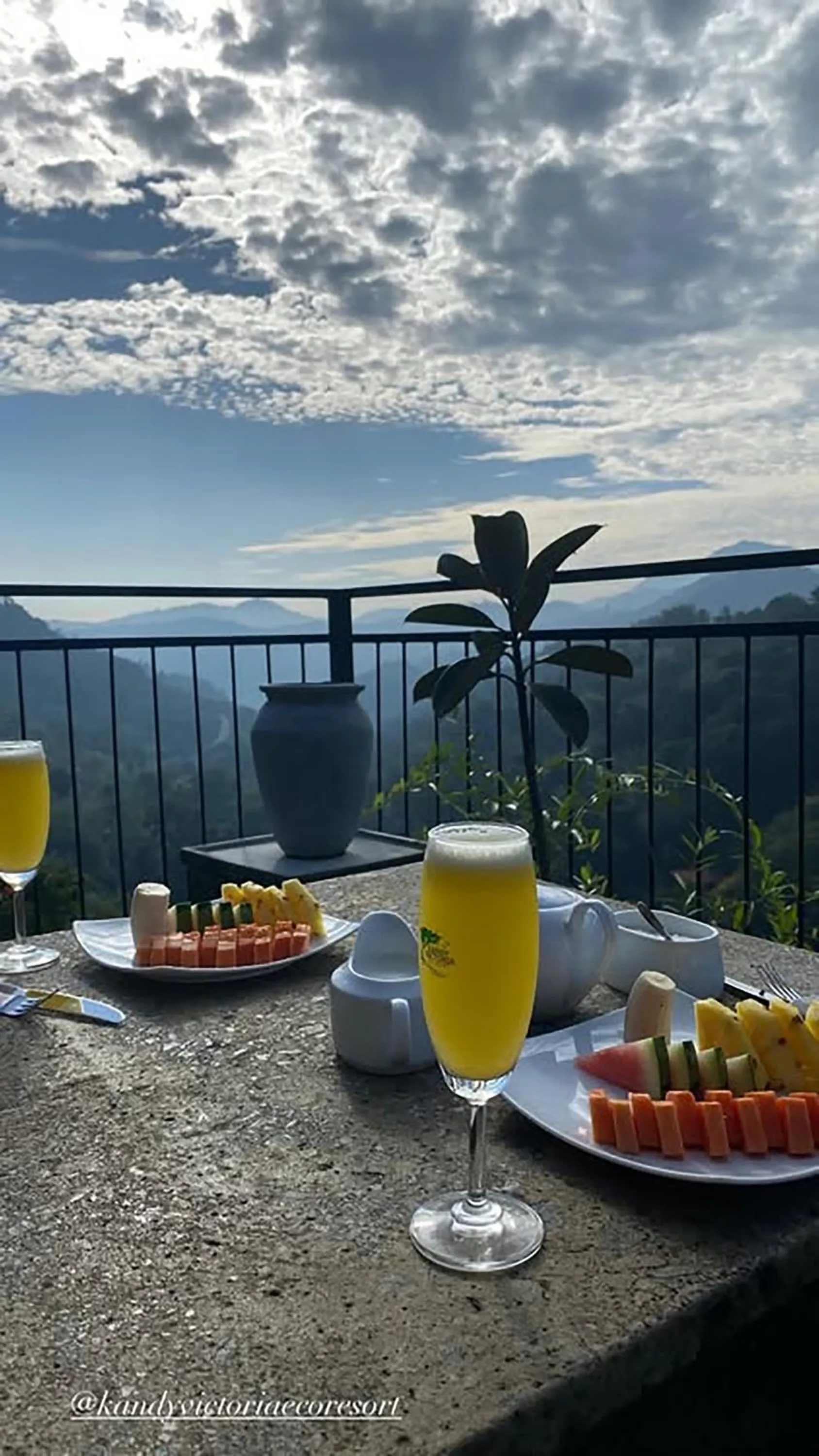 Balcony/Terrace in Kandy Victoria Eco Resort