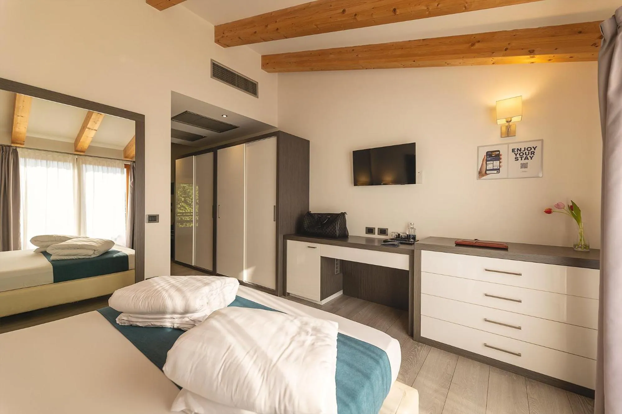 Photo of the whole room, Bed in Hi Hotels Trento - Wellness & Spa Adults Only