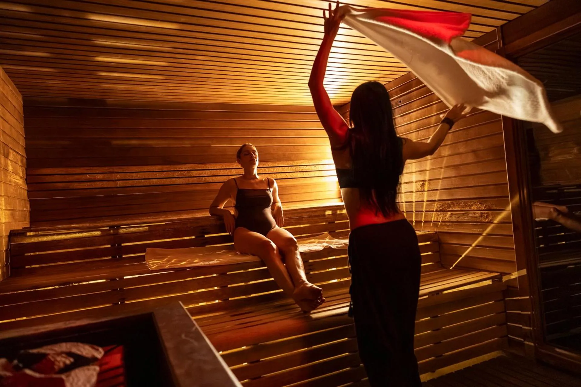 Sauna in Hi Hotels Trento - Wellness & Spa Adults Only