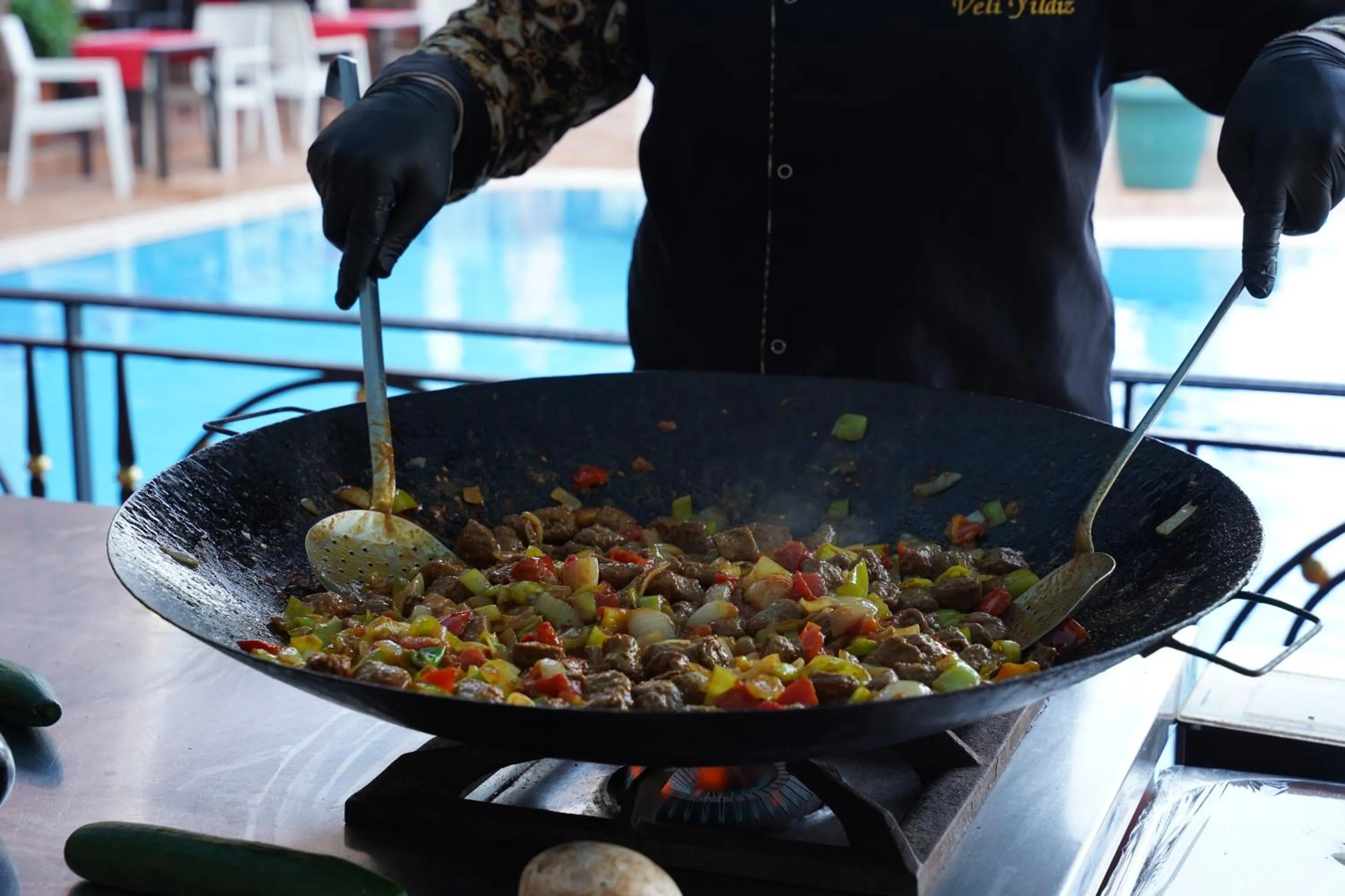 Food and drinks in Aleria Belport Beach Hotel