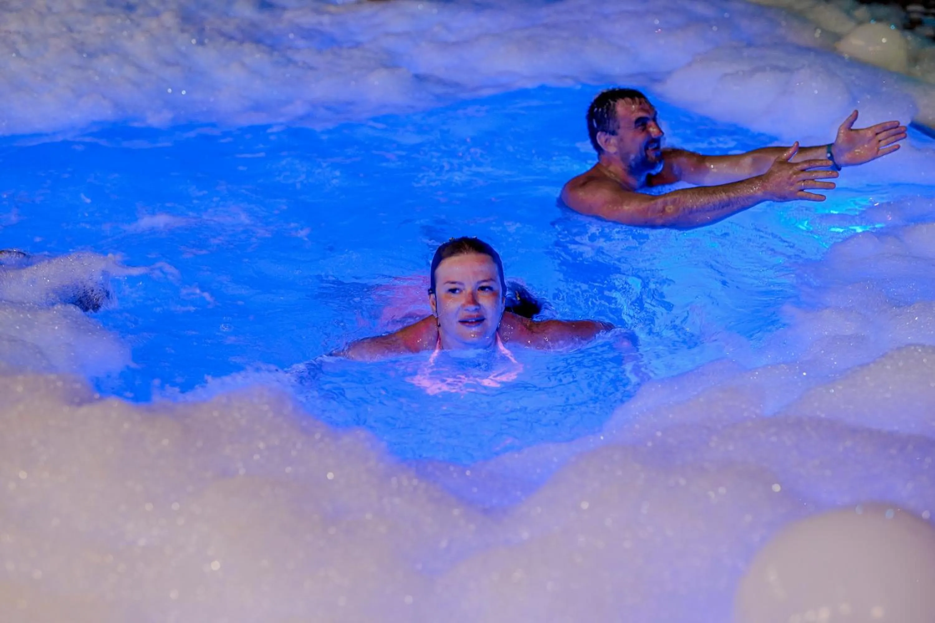 People in Aleria Belport Beach Hotel