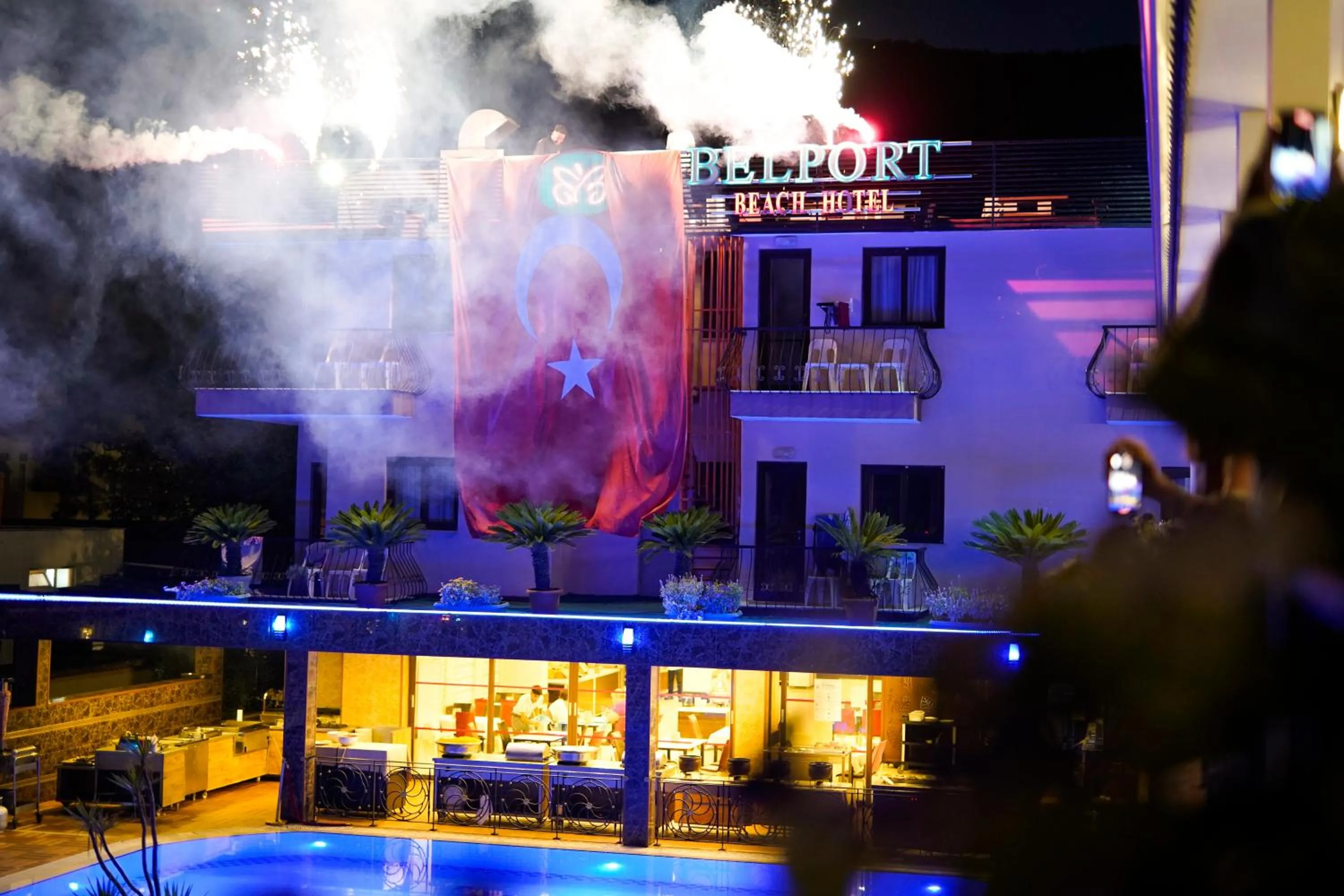 Night in Aleria Belport Beach Hotel