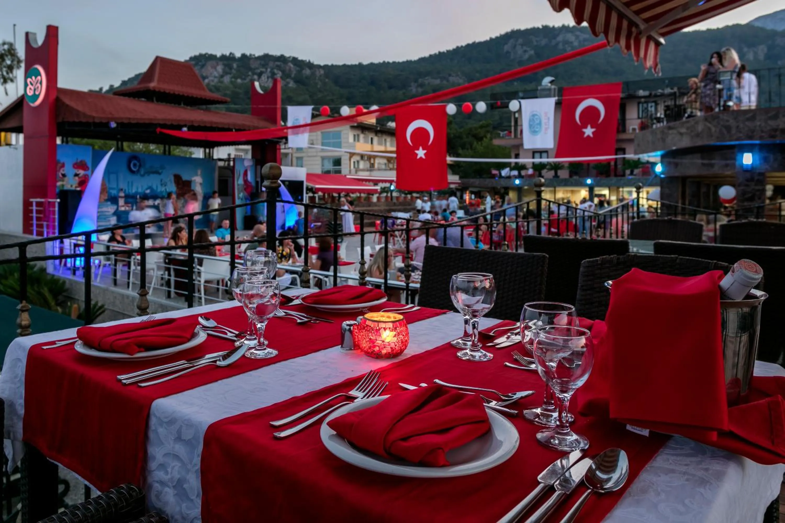 Food close-up in Aleria Belport Beach Hotel